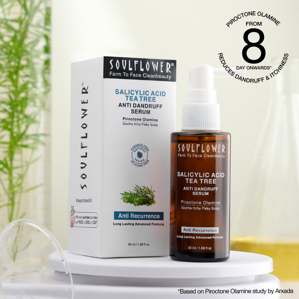 Soulflower Anti Dandruff Hair Serum with Salicylic acid