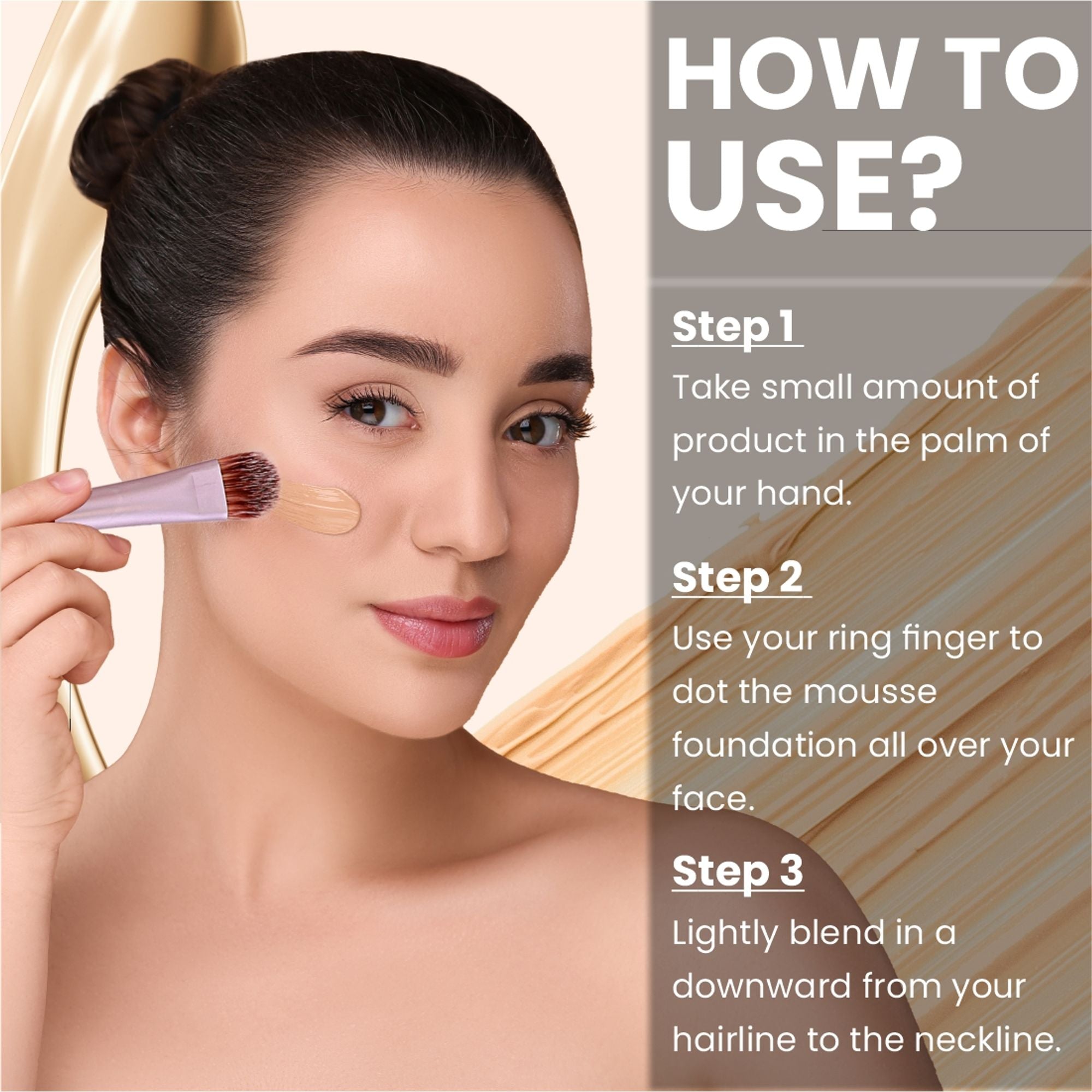 Matt Look Photo Focus Bare It All Skin Perfecting Foundation - Worthy Almond