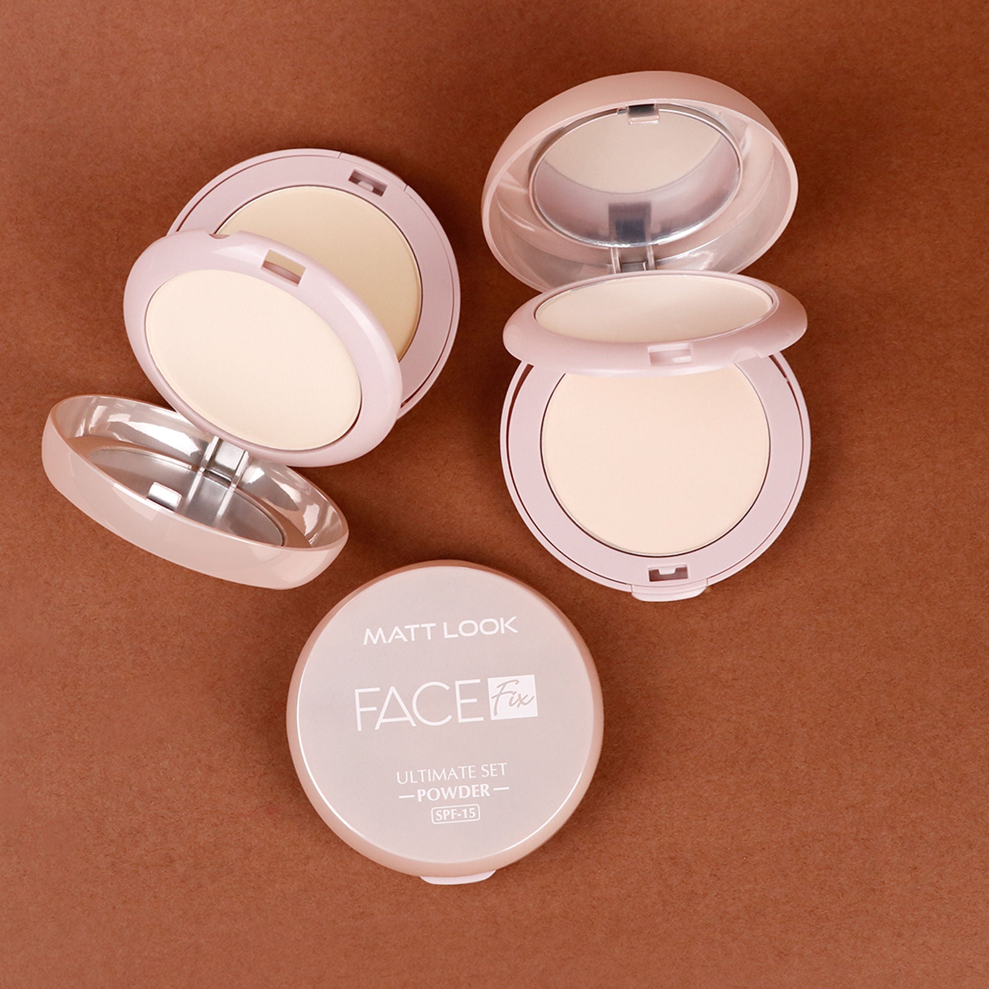 Matt Look Face Fix Ultimate Set Compact Powder - Vanilla Cream