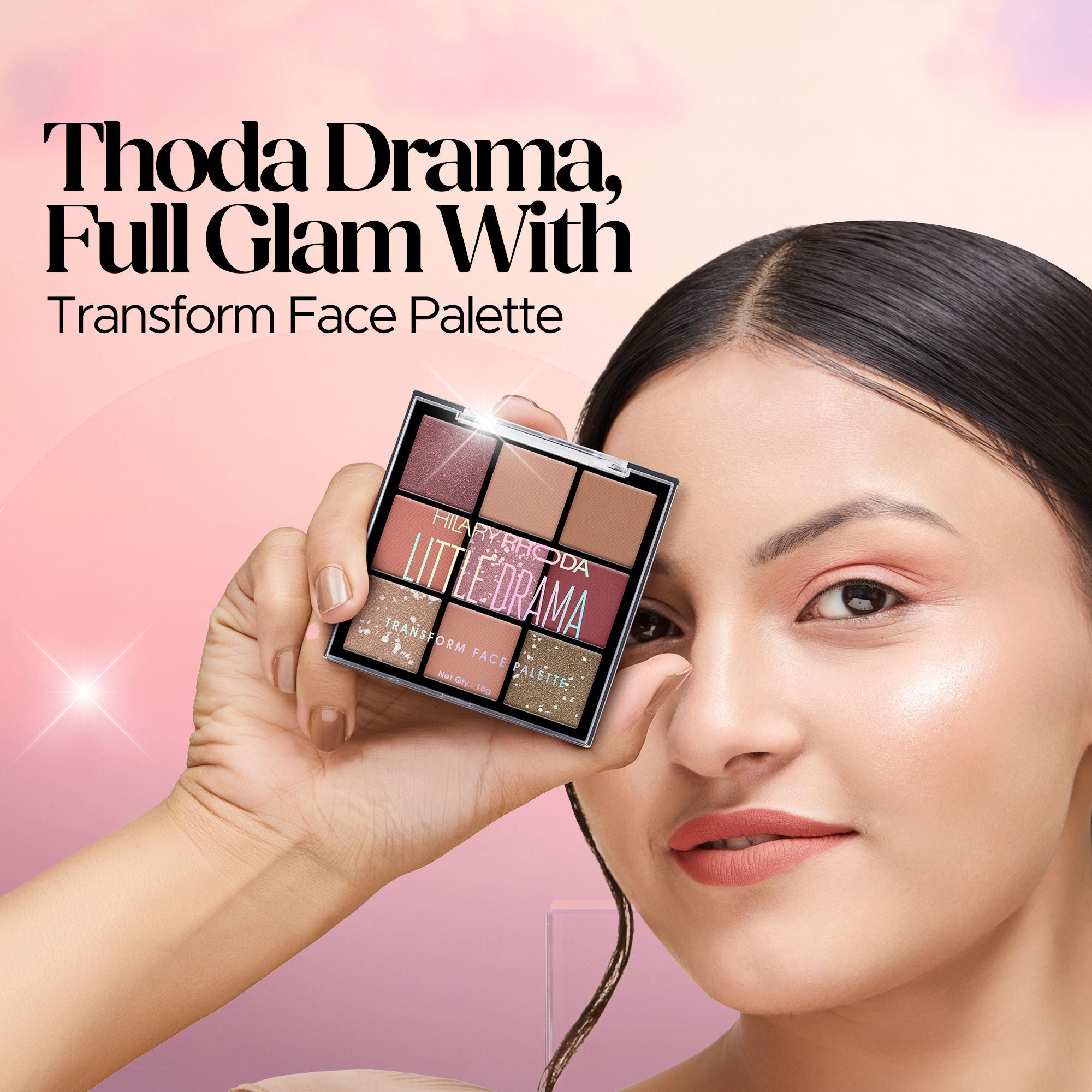 Hilary Rhoda Transform Face Palette - Soft Glam 01