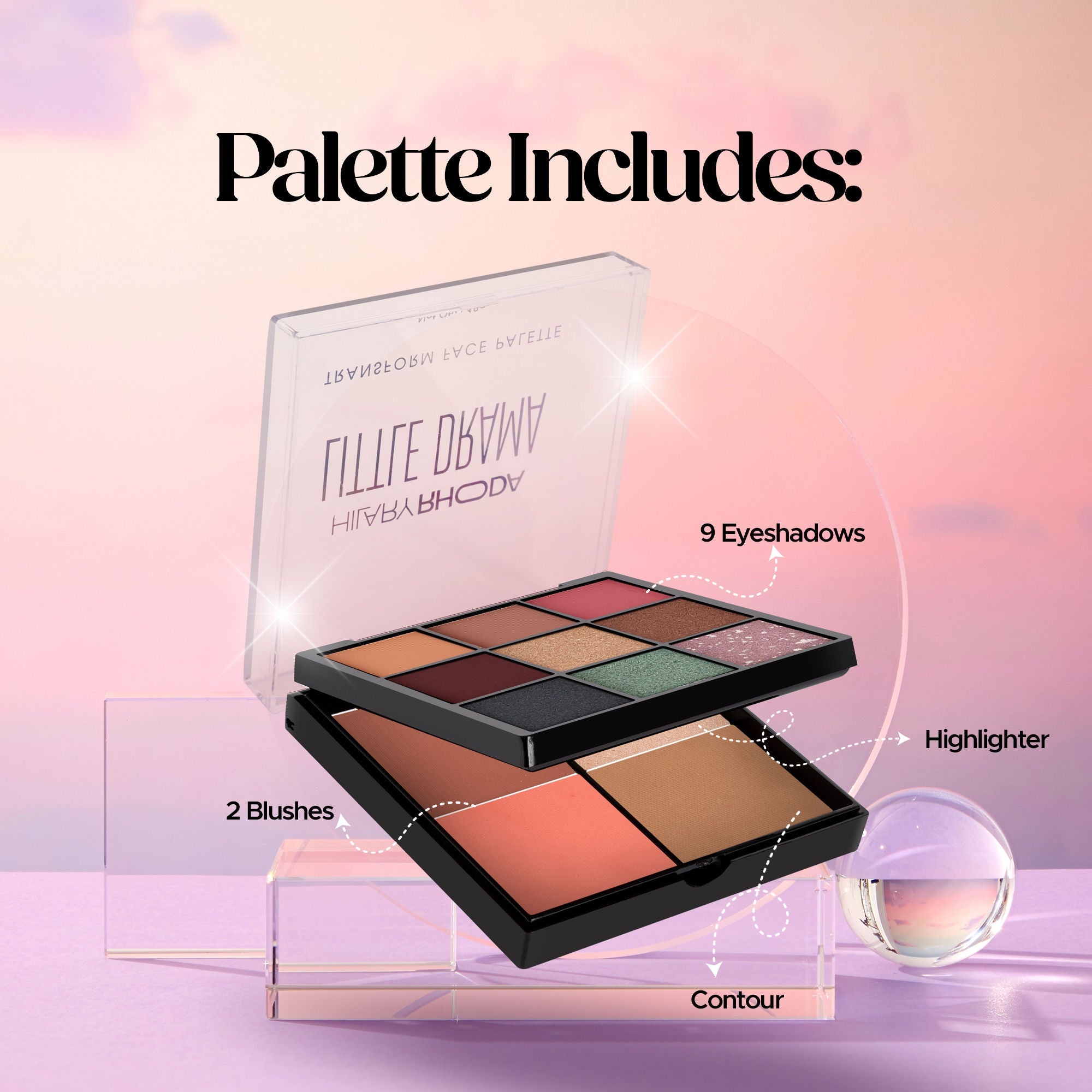 Hilary Rhoda Transform Face Palette - Little Drama 02