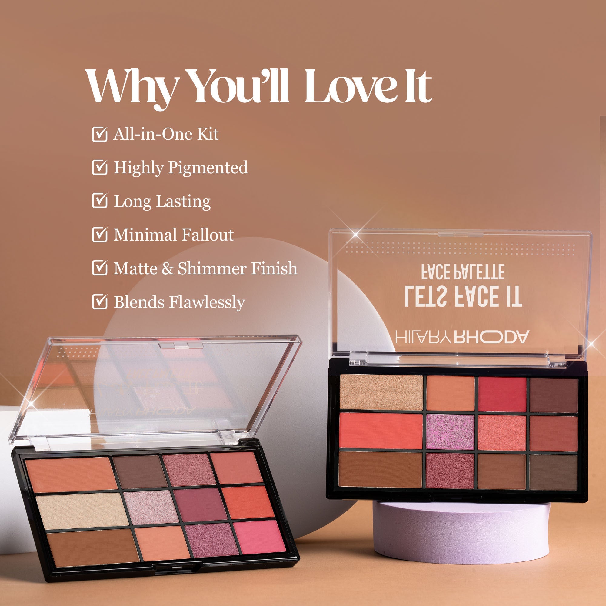 Hilary Rhoda Lets Face It Face Palette - Day Spring 01