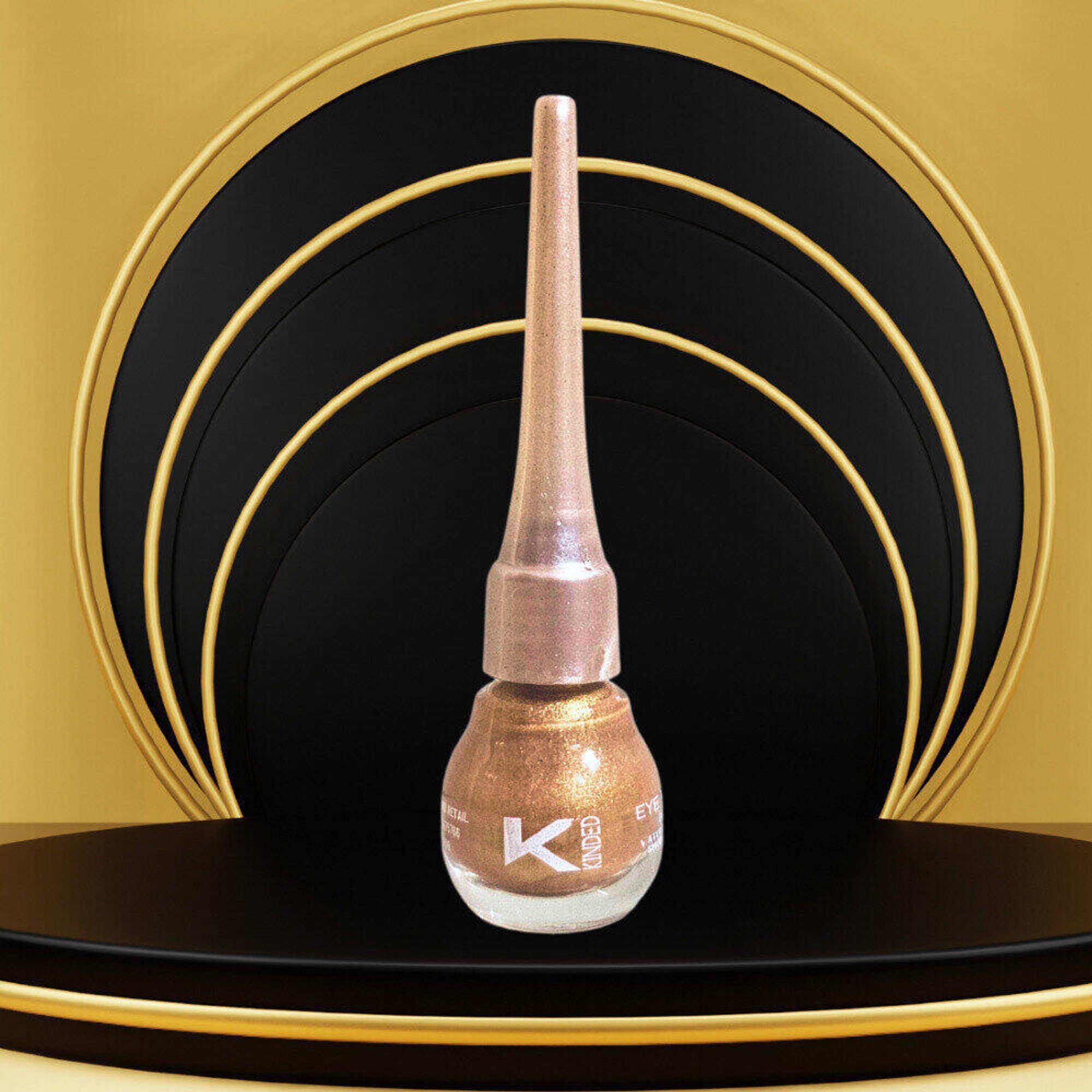 KINDED Liquid Metallic Eye Liner - Cool Copper