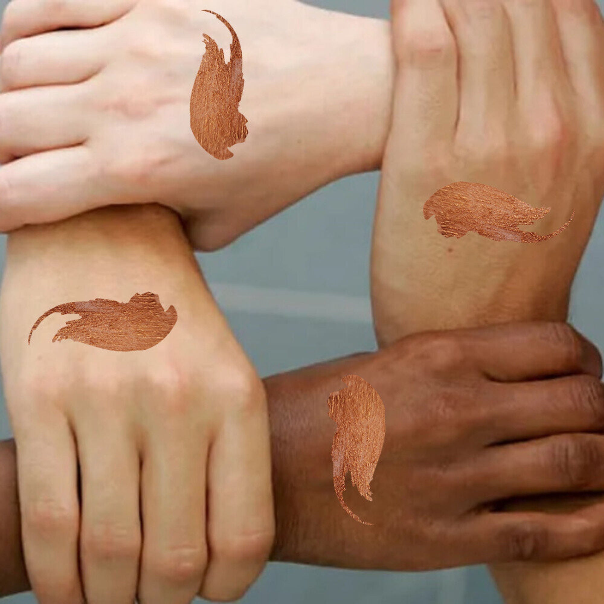 KINDED Mousse Shimmer Highlighter - Cool Copper