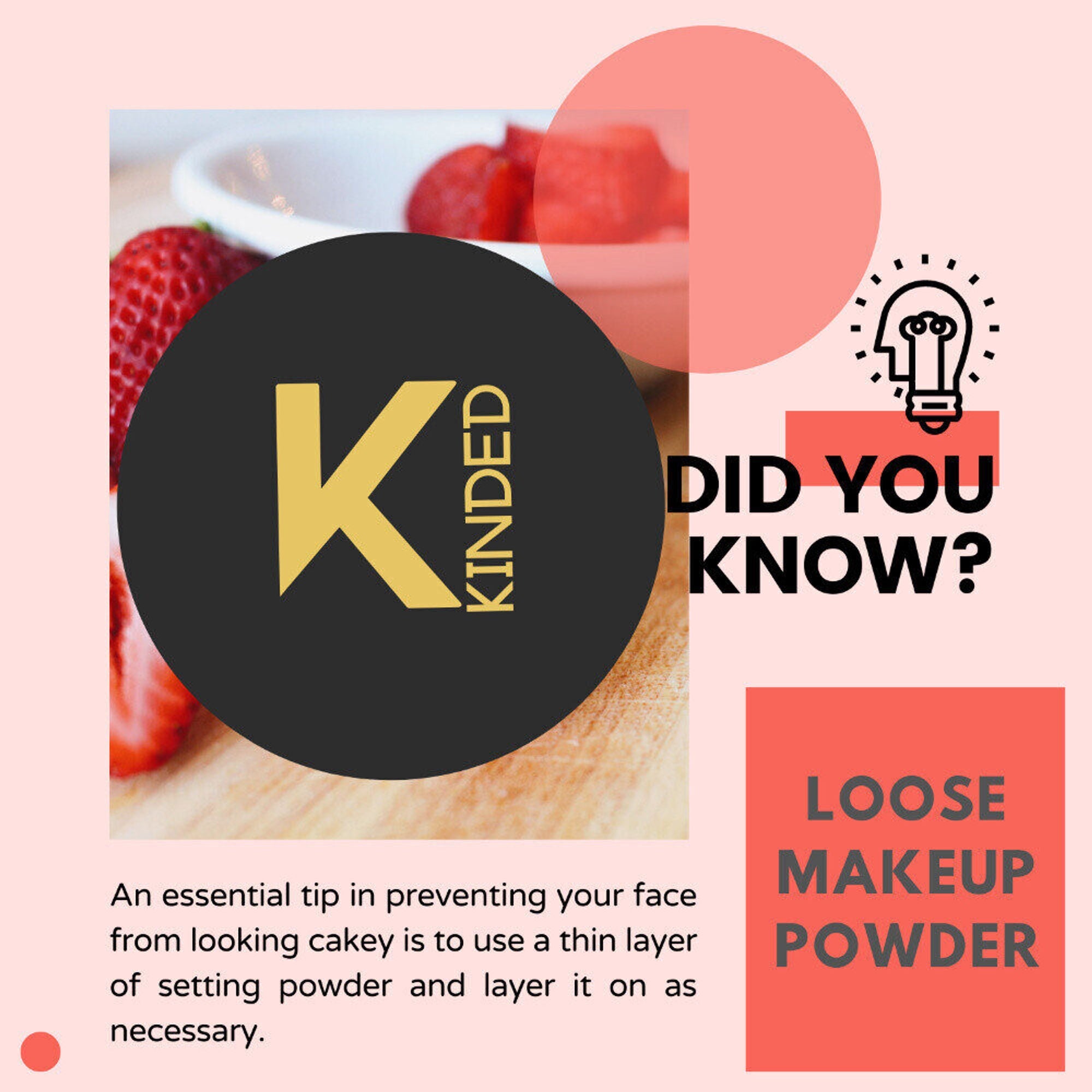 KINDED Highlighter Loose Powder - Shimmer Lavender Purple