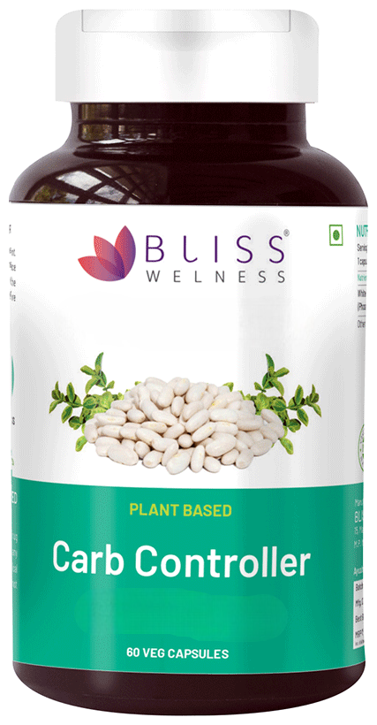 Bliss Welness Carb Controller White Kidney Bean Extract Vegetarian Capsule