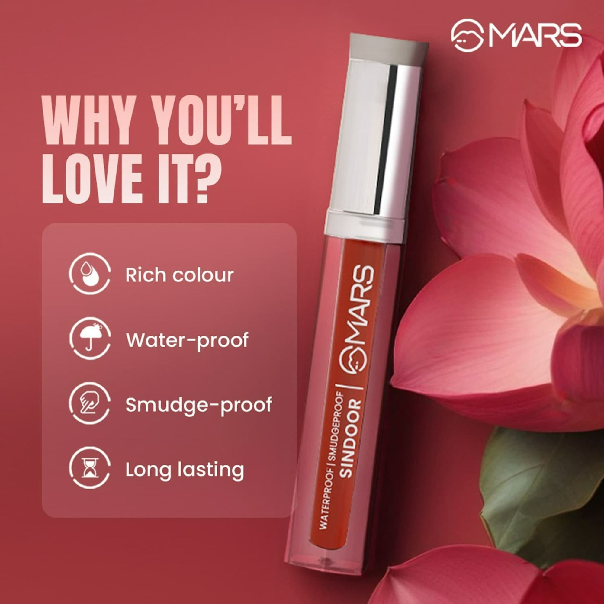 MARS Cosmetics Riwaj Liquid Sindoor - Maroon