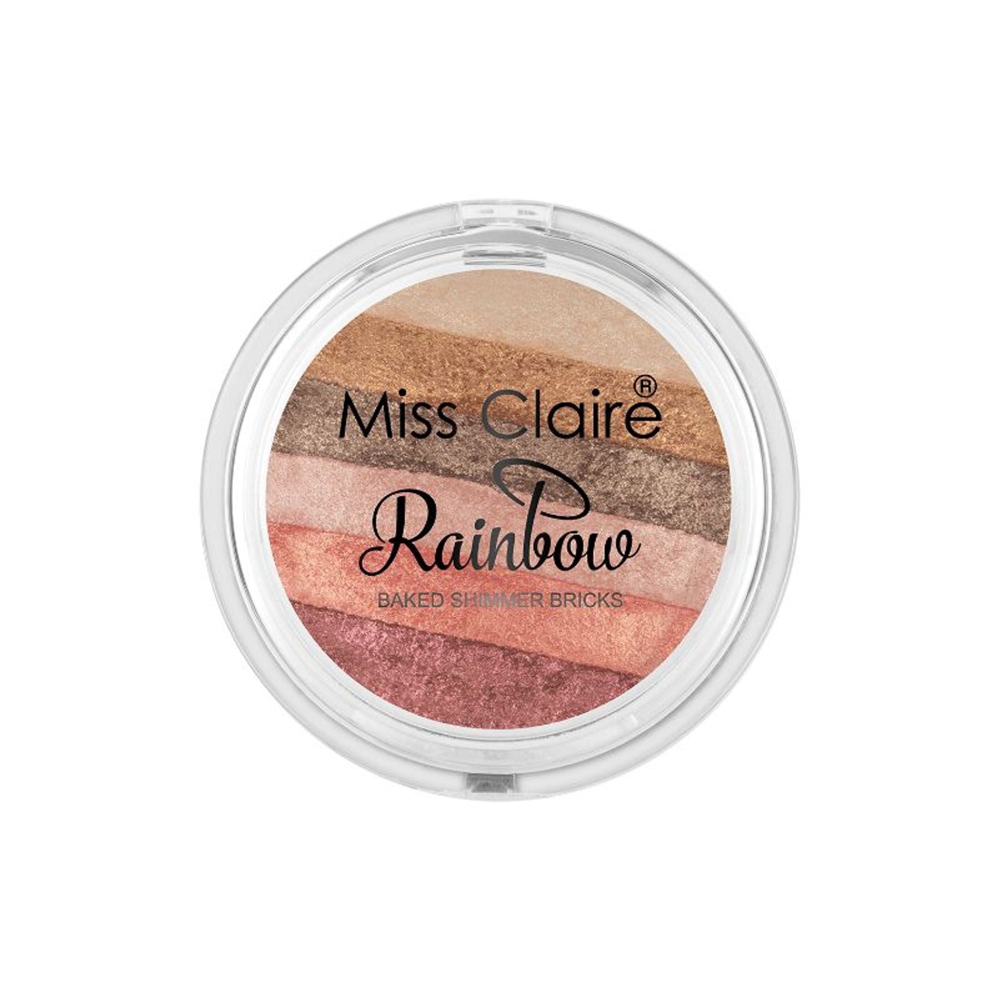 Miss Claire Rainbow Baked Shimmer Bricks - 1