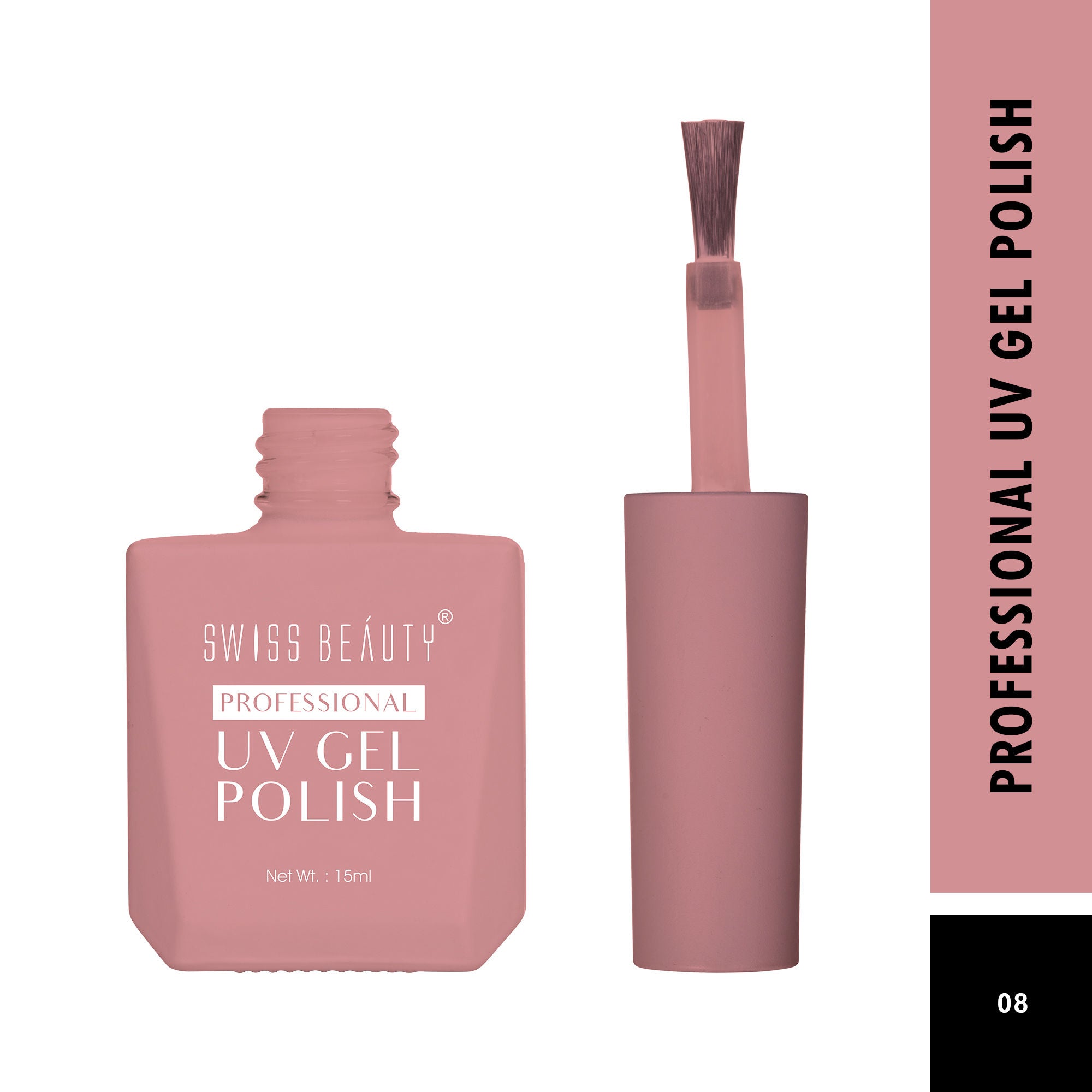 Swiss Beauty Professional UV Gel Nail Polish - Shade-08