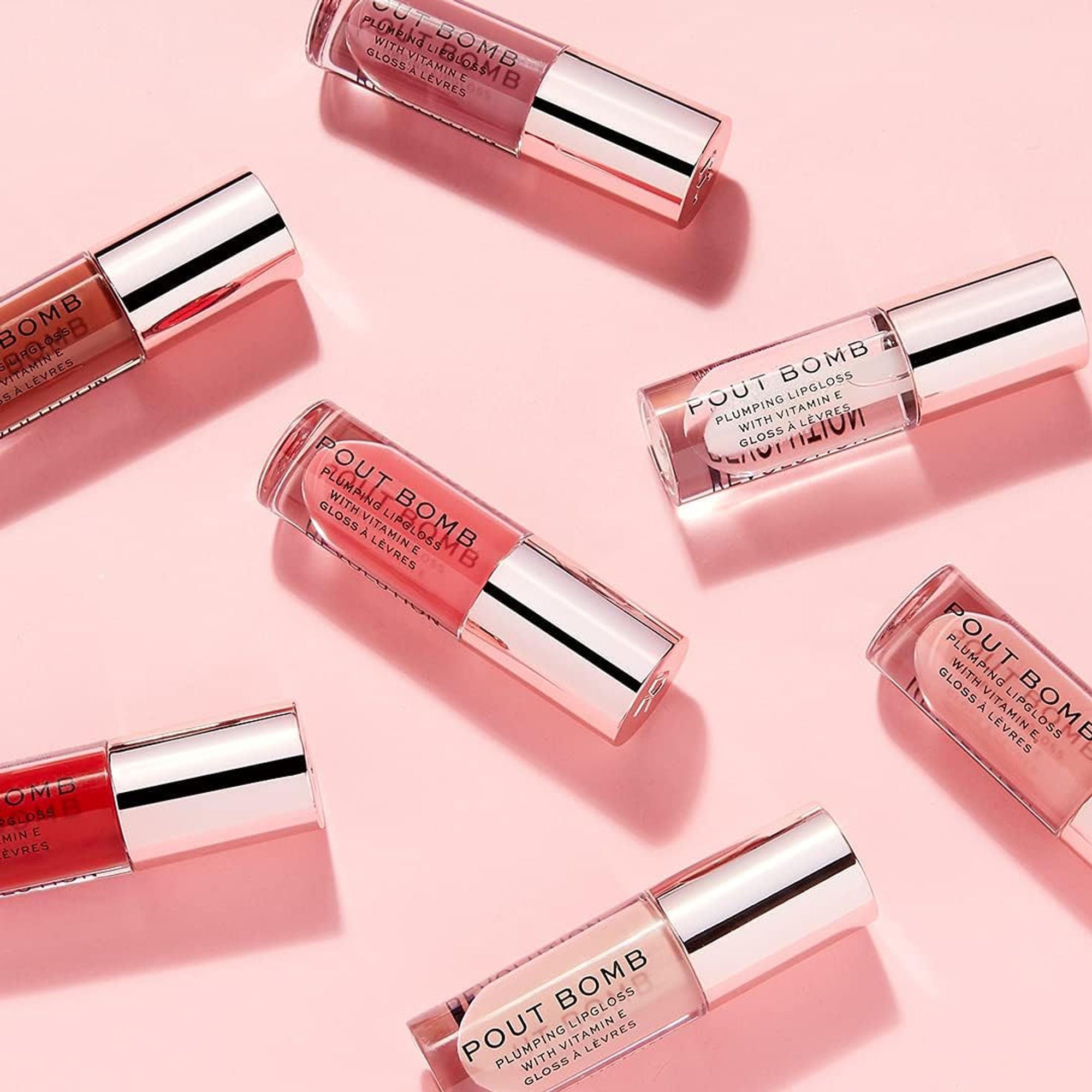 Makeup Revolution Pout Bomb Plumping Gloss - Kiss