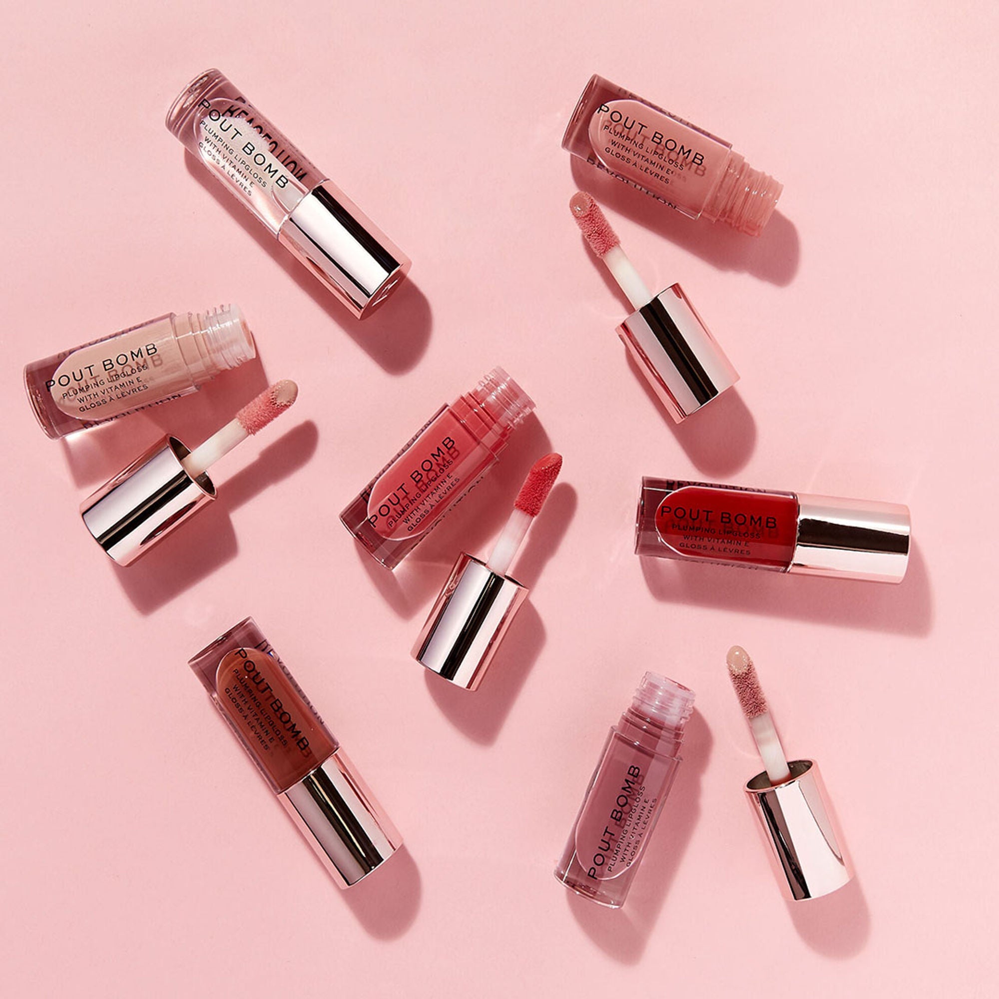 Makeup Revolution Pout Bomb Plumping Gloss - Cookie