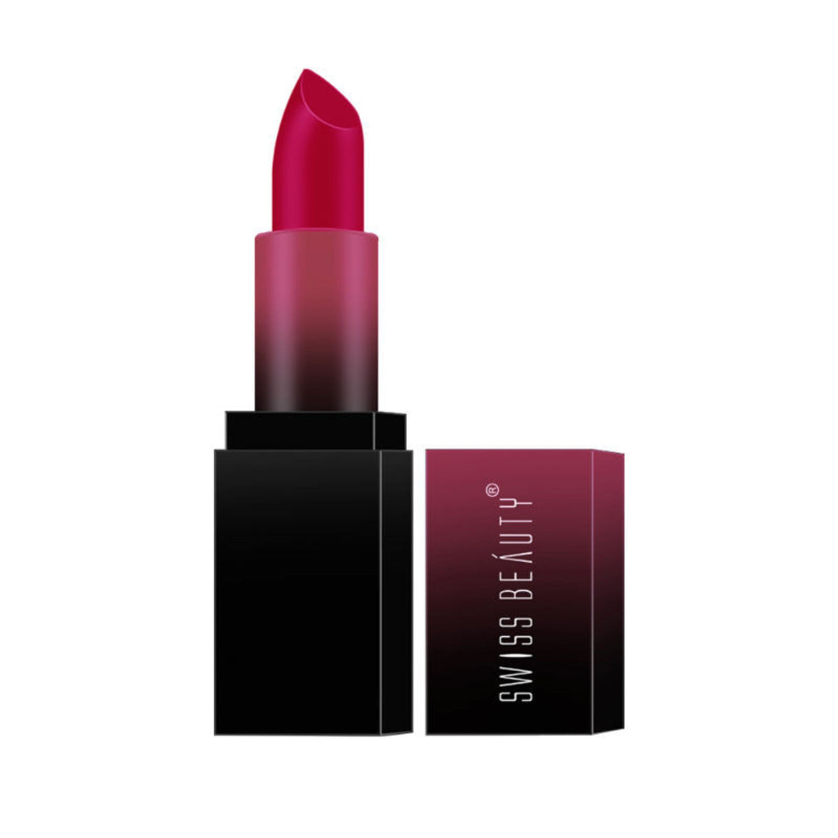 Swiss Beauty HD Matte Lipstick , High Coverage , Lightweight - 17 Fresh Red