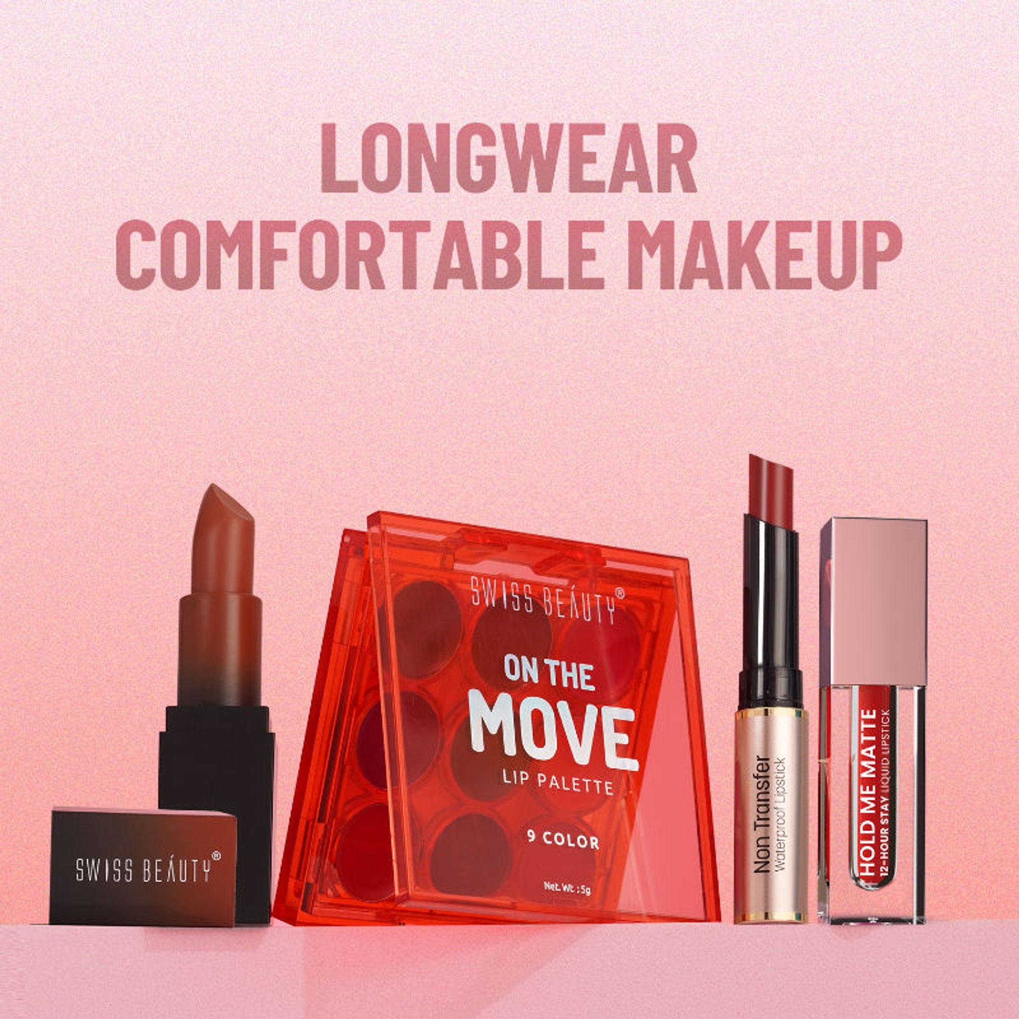 Swiss Beauty HD Matte Lipstick , High Coverage , Lightweight - 18 Coffee