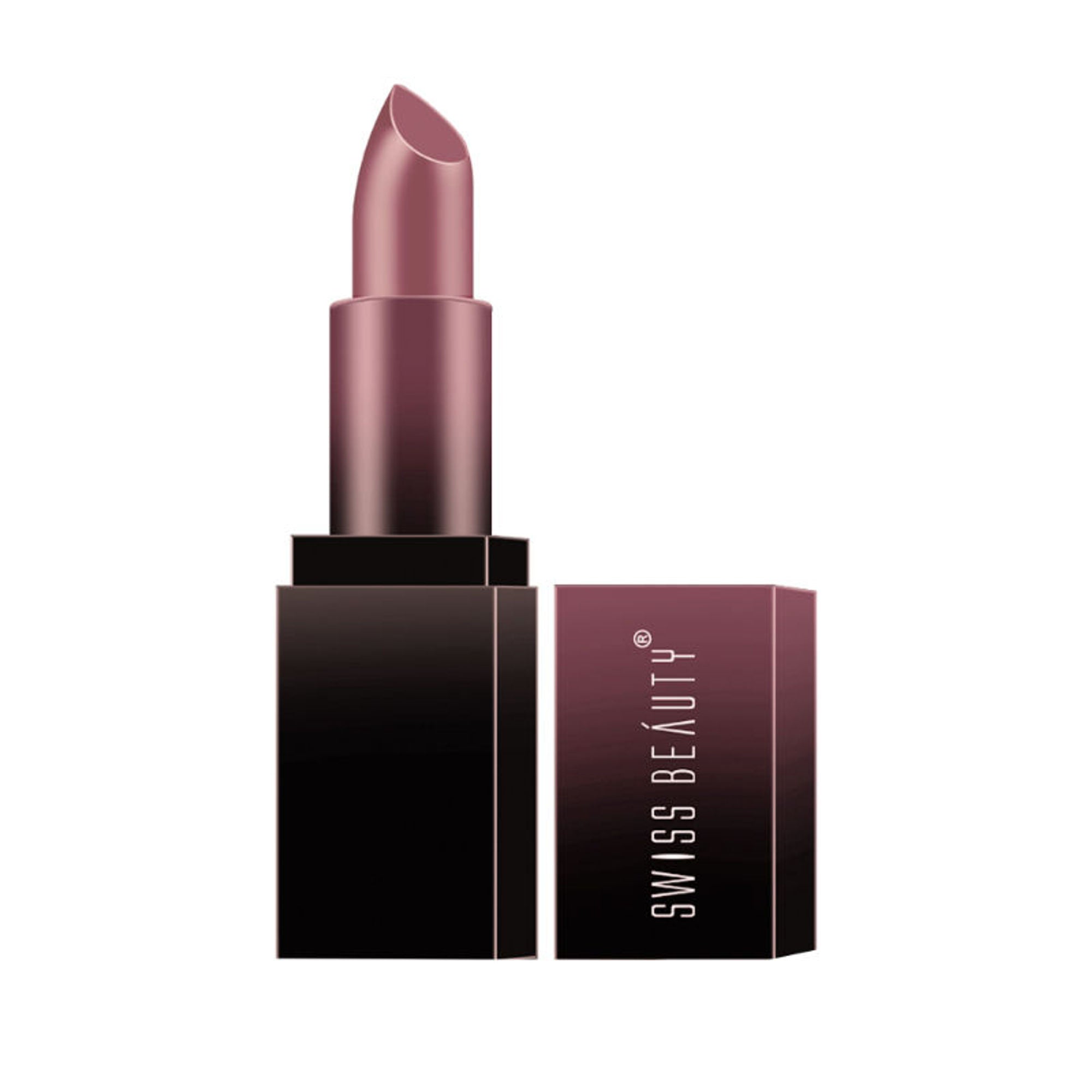 Swiss Beauty HD Matte Lipstick , High Coverage , Lightweight - 28  Blushing Mauve