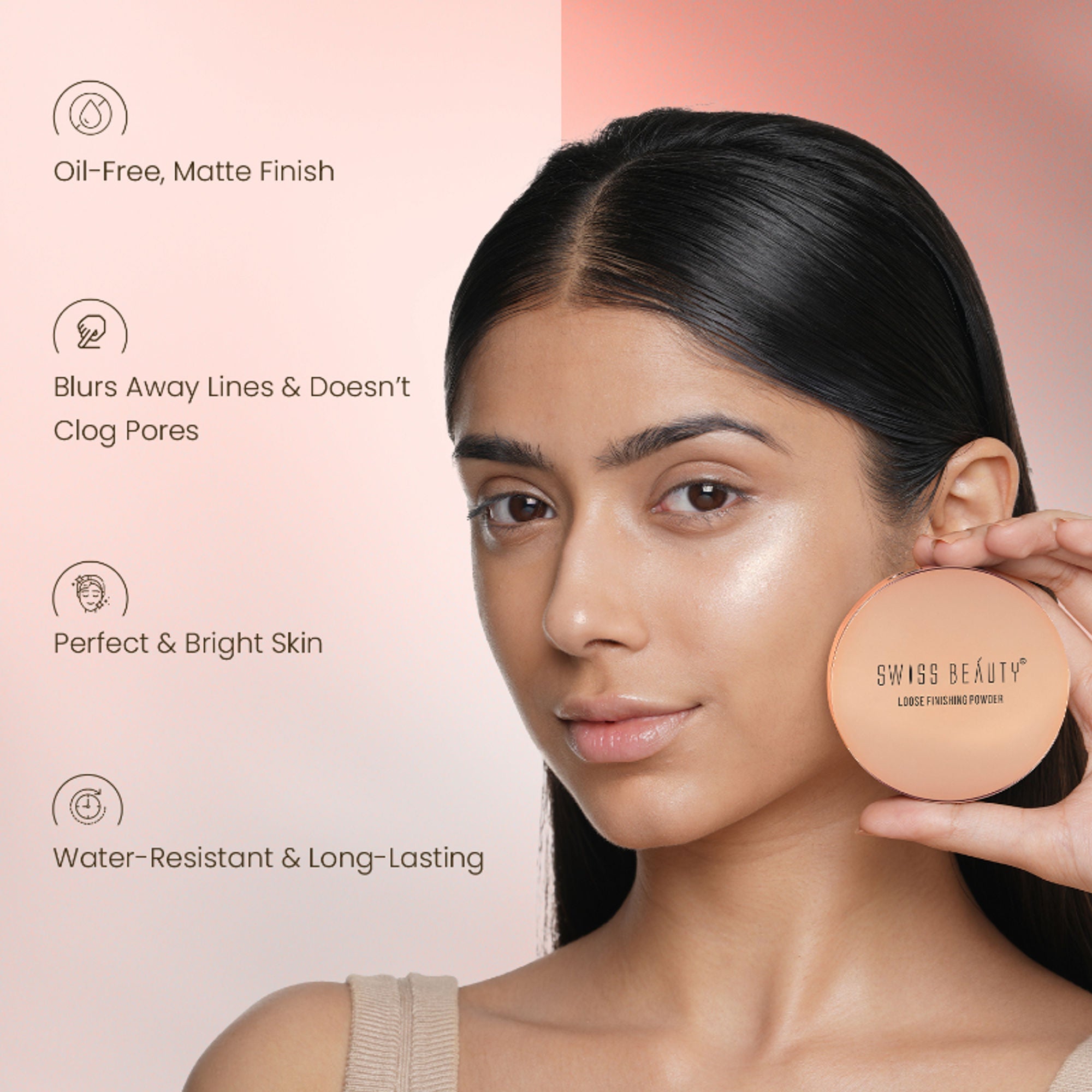Swiss Beauty Ultra Fine Matte Loose Finish Powder - 06 Transparent