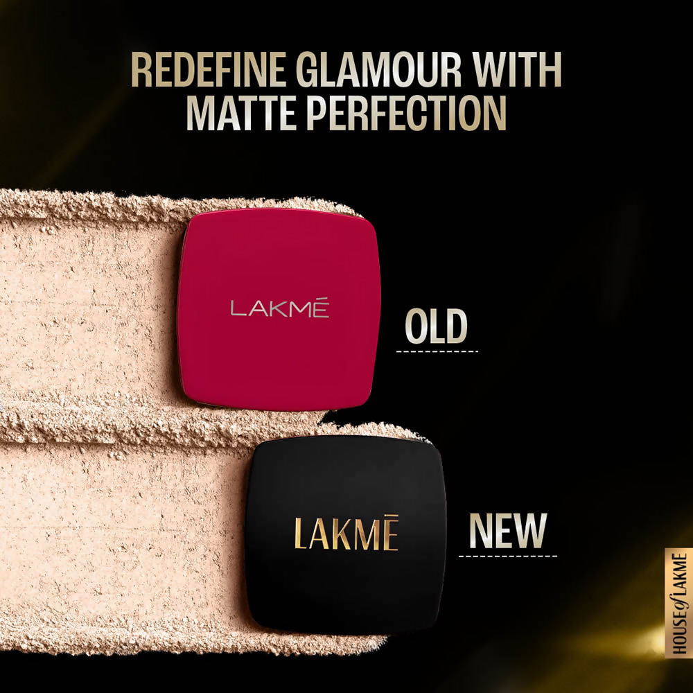Lakme Forever Matte Compact, Smooth Finish - Pearl