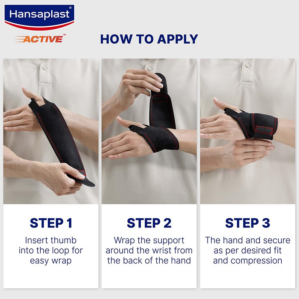 Hansaplast Active Wrist Support for Men & Women