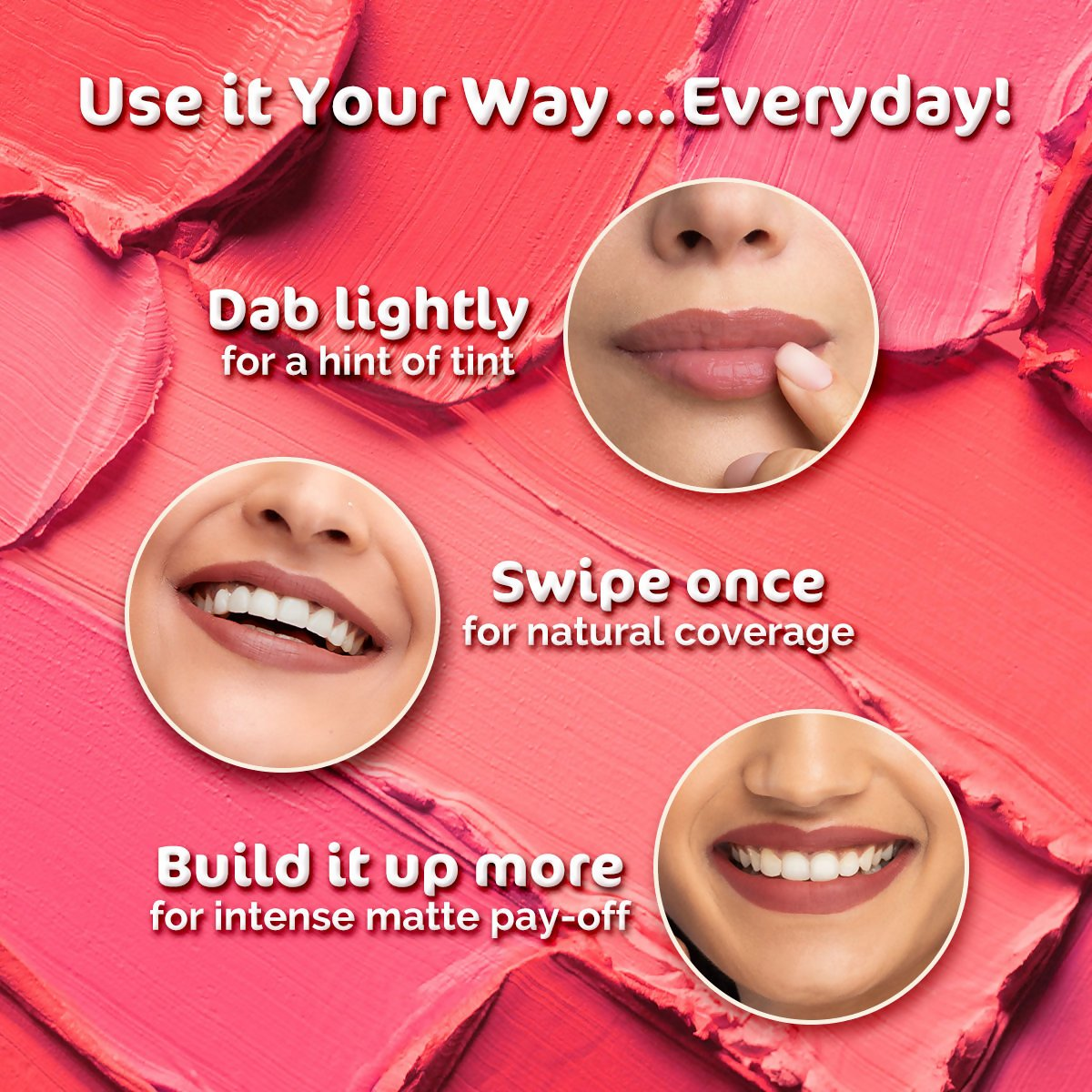 Mamaearth Creamy Matte Long Stay Lipstick - Cranberry Crush