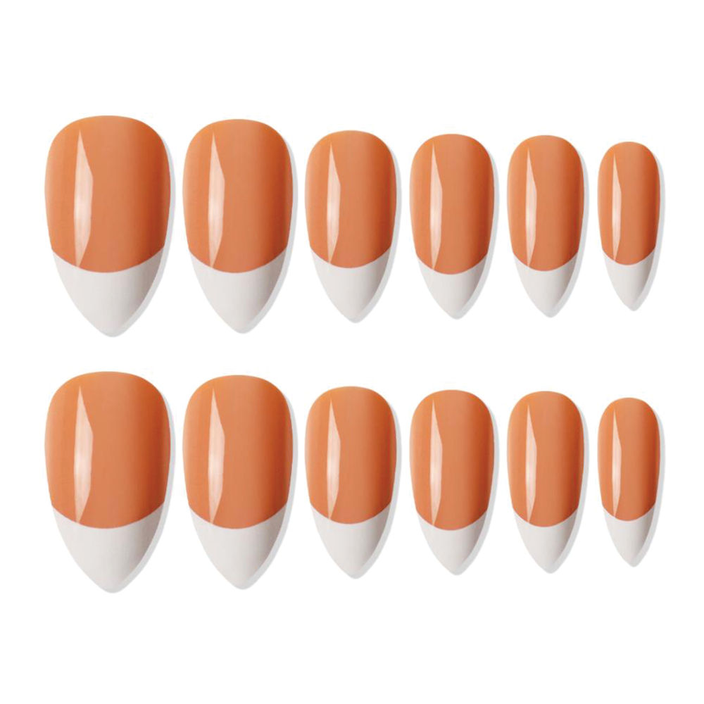 Shills Professional Reusable Press On Nails French Almond - SPN740