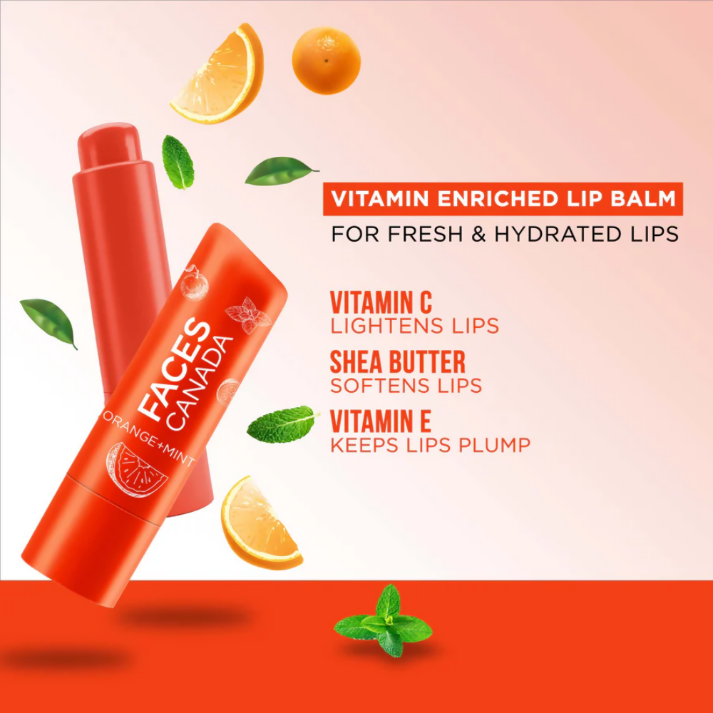 Faces Canada Vitamin C Lip Balm - Orange Mint