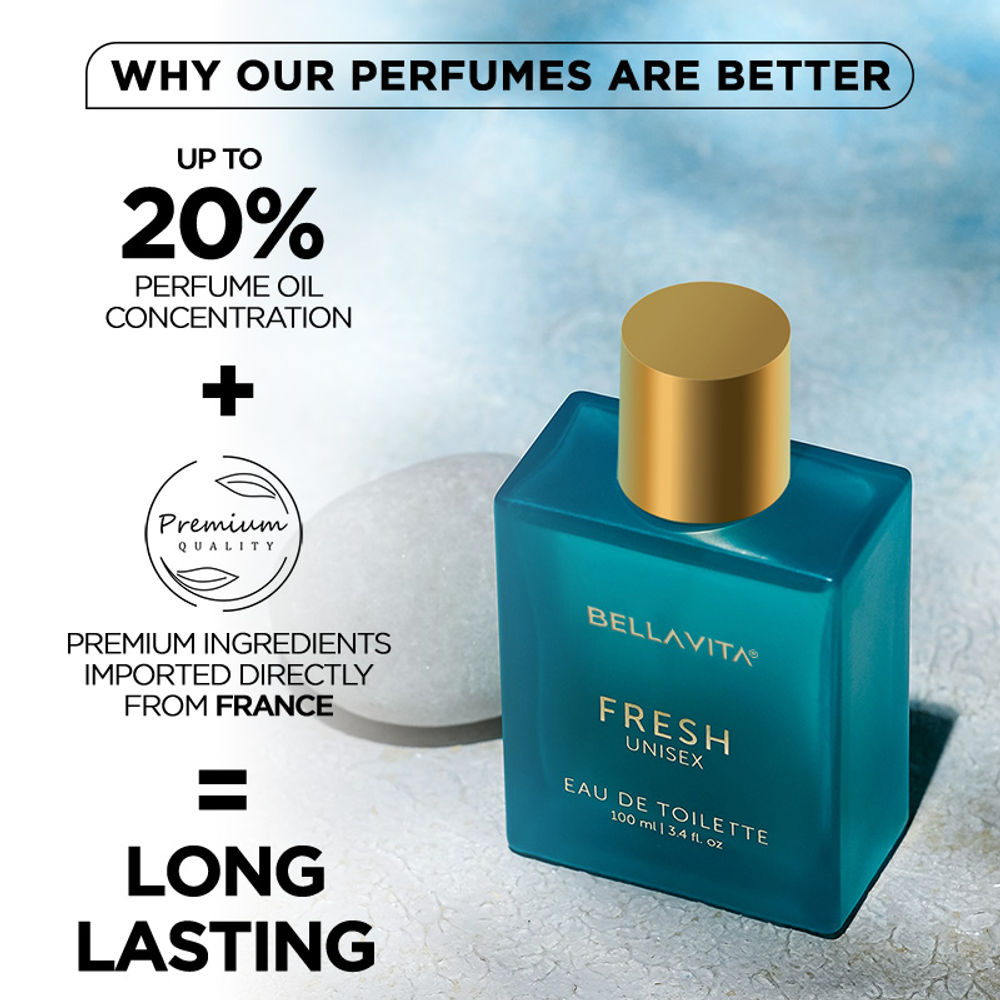 Bella Vita Fresh Eau De Toilette Unisex Perfume for Men and Women