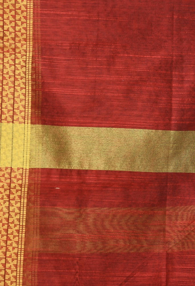 Mominos Fashion Maroon Handloom Cotton Dupatta