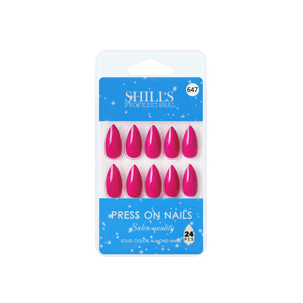 Shills Professional Reusable Press On Nails Almond - SPN647