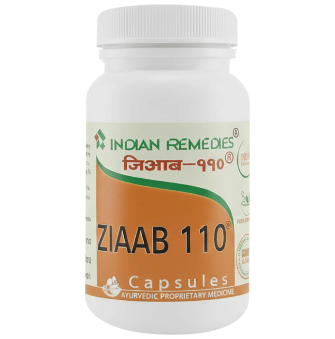 Indian Remedies Ziaab 110 Capsules