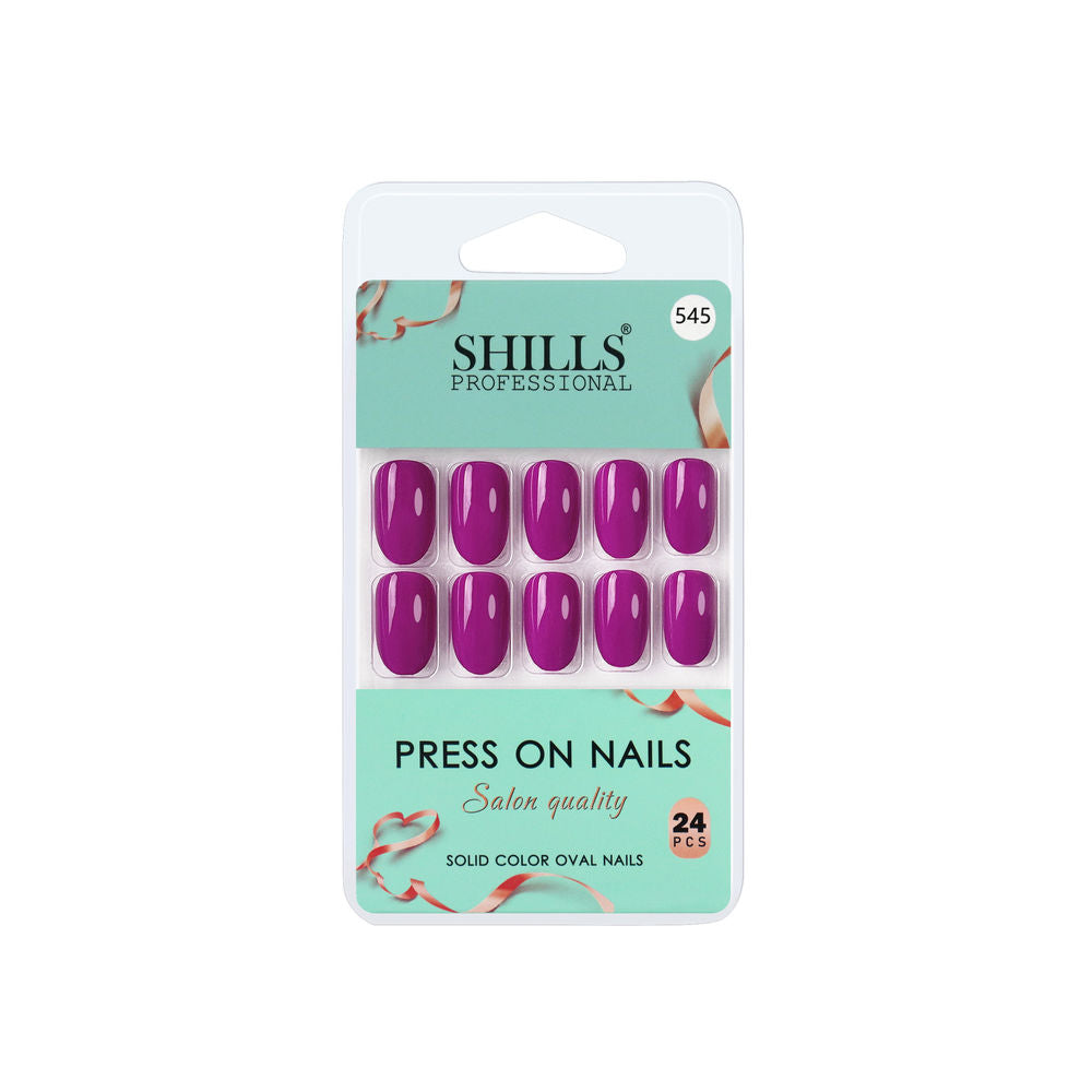 Shills Professional Reusable Press On Nails Oval - SPN545