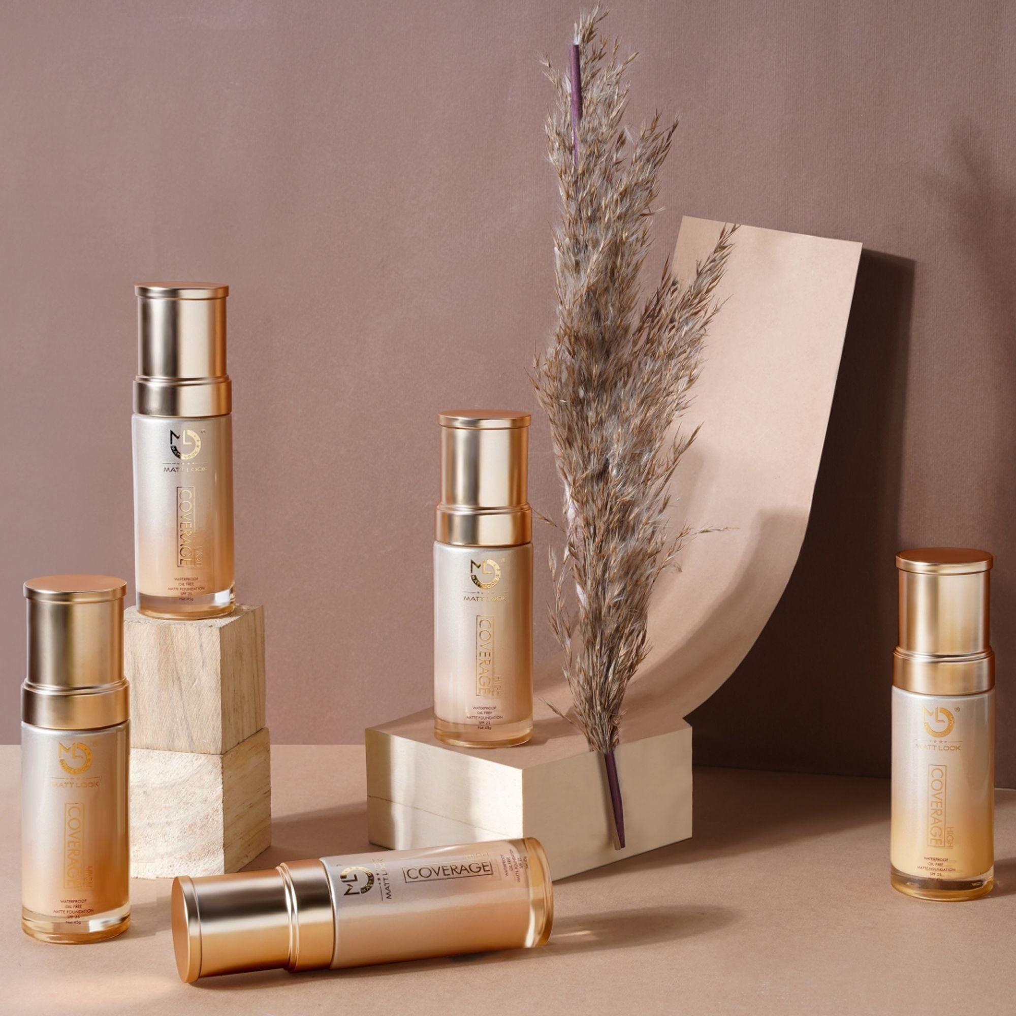 Matt Look High Coverage Foundation - Vanilla