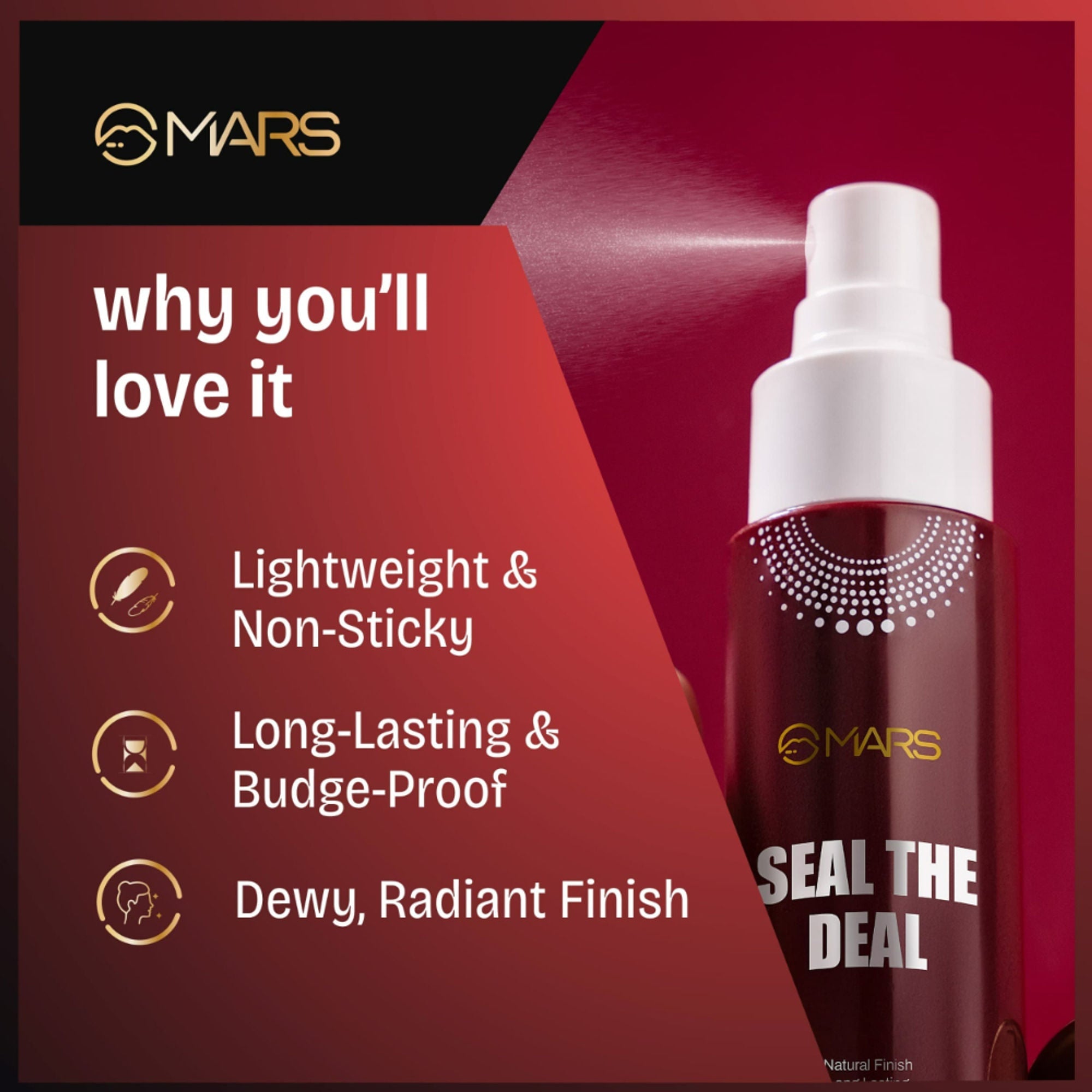 MARS Cosmetics Seal the Deal Long-Lasting Makeup Fixer Spray