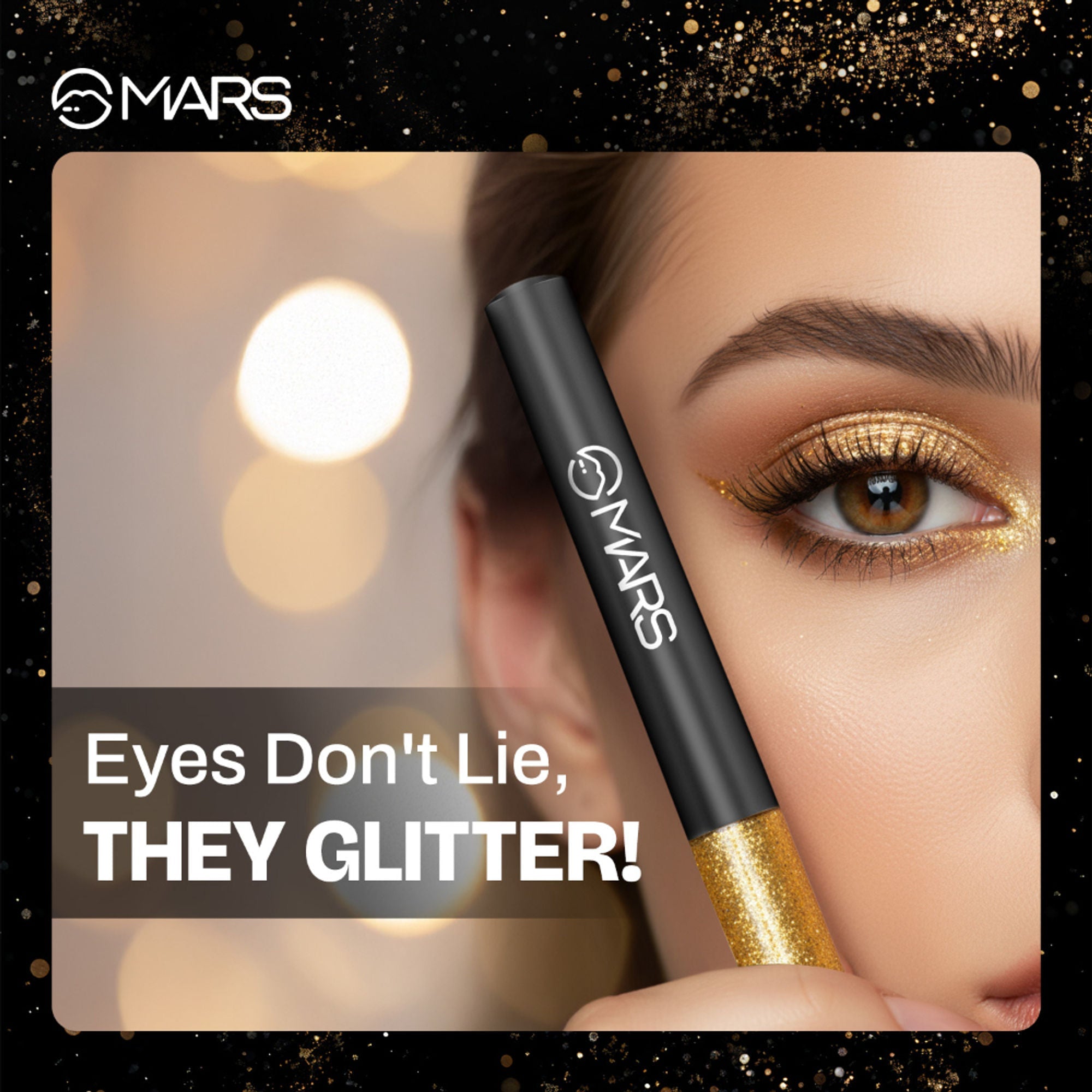 MARS Cosmetics Twinkle Wink Glitter Eyeliner - Golden Gleam