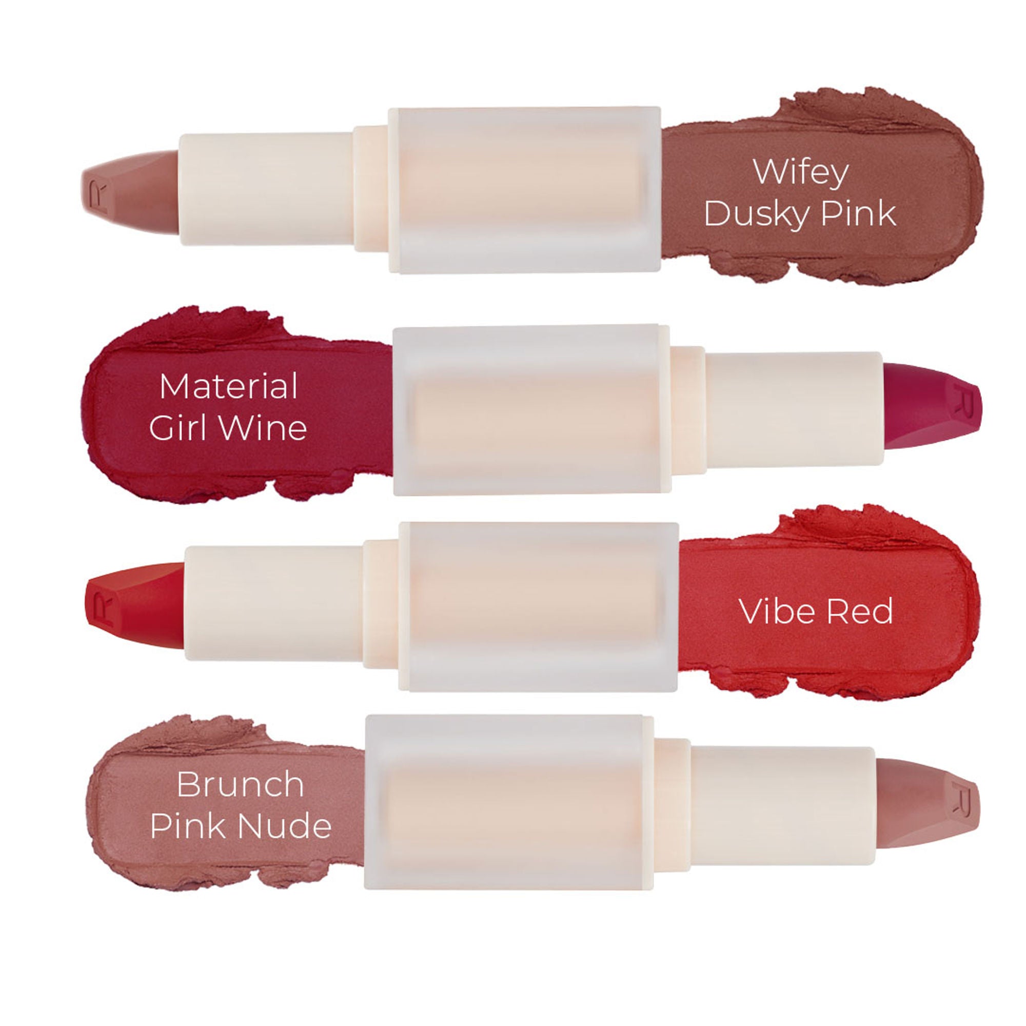 Makeup Revolution Lip Allure Soft Satin Lipstick - Material Girl Wine
