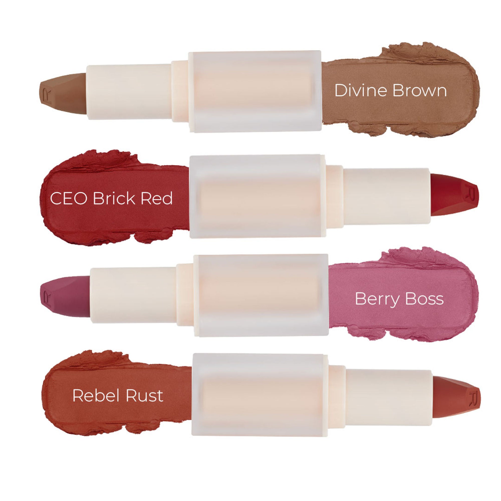 Makeup Revolution Lip Allure Soft Satin Lipstick - Rebel Rust