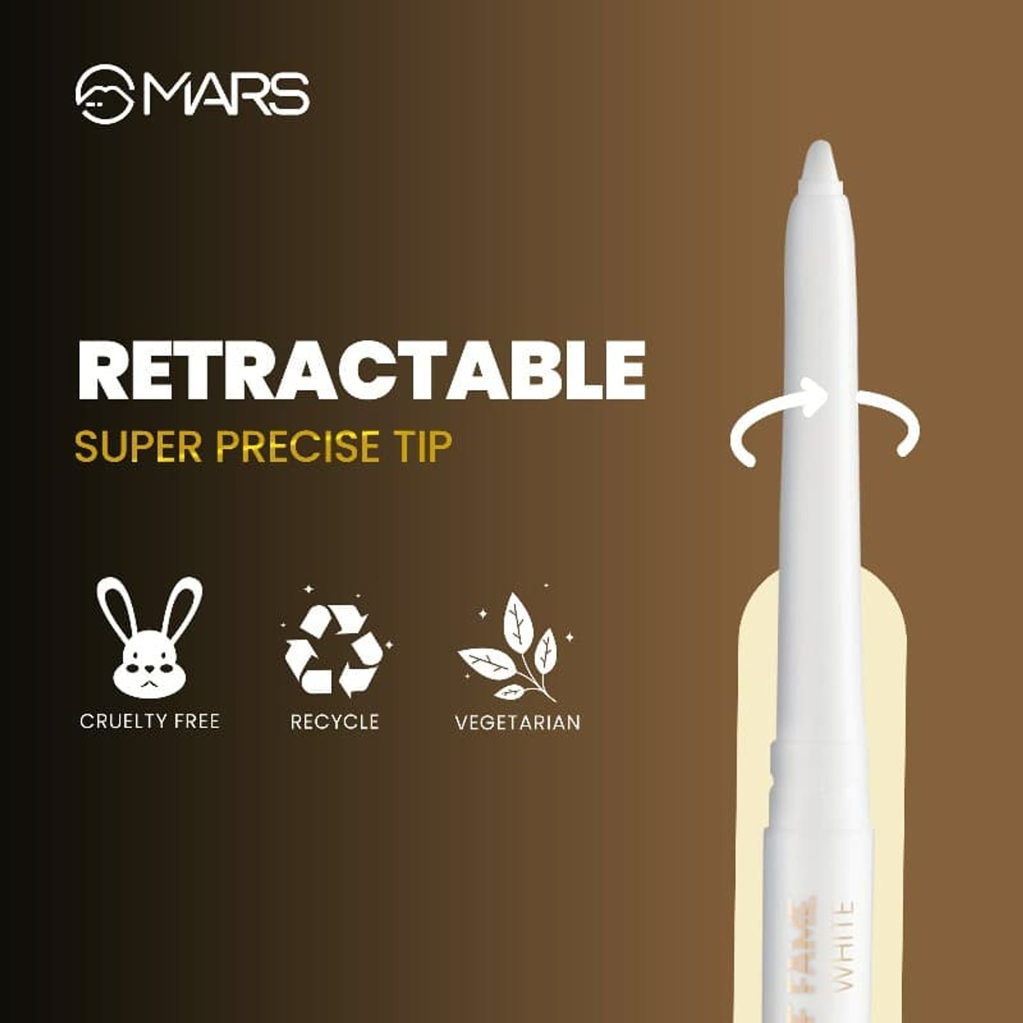 MARS Cosmetics Kohl Of Fame Kajal - White