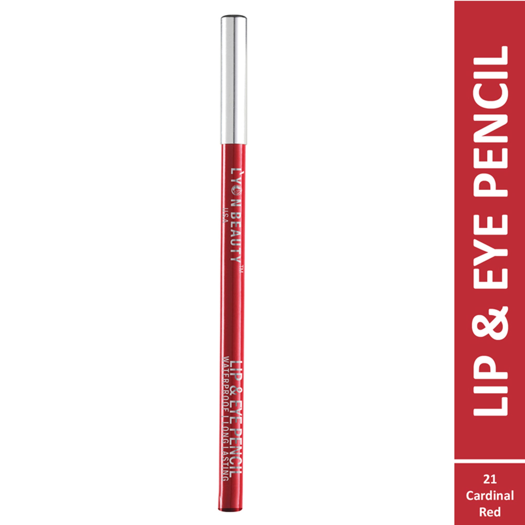 Lyon Beauty Lip & Eye Pencil - Cardinal Red 21