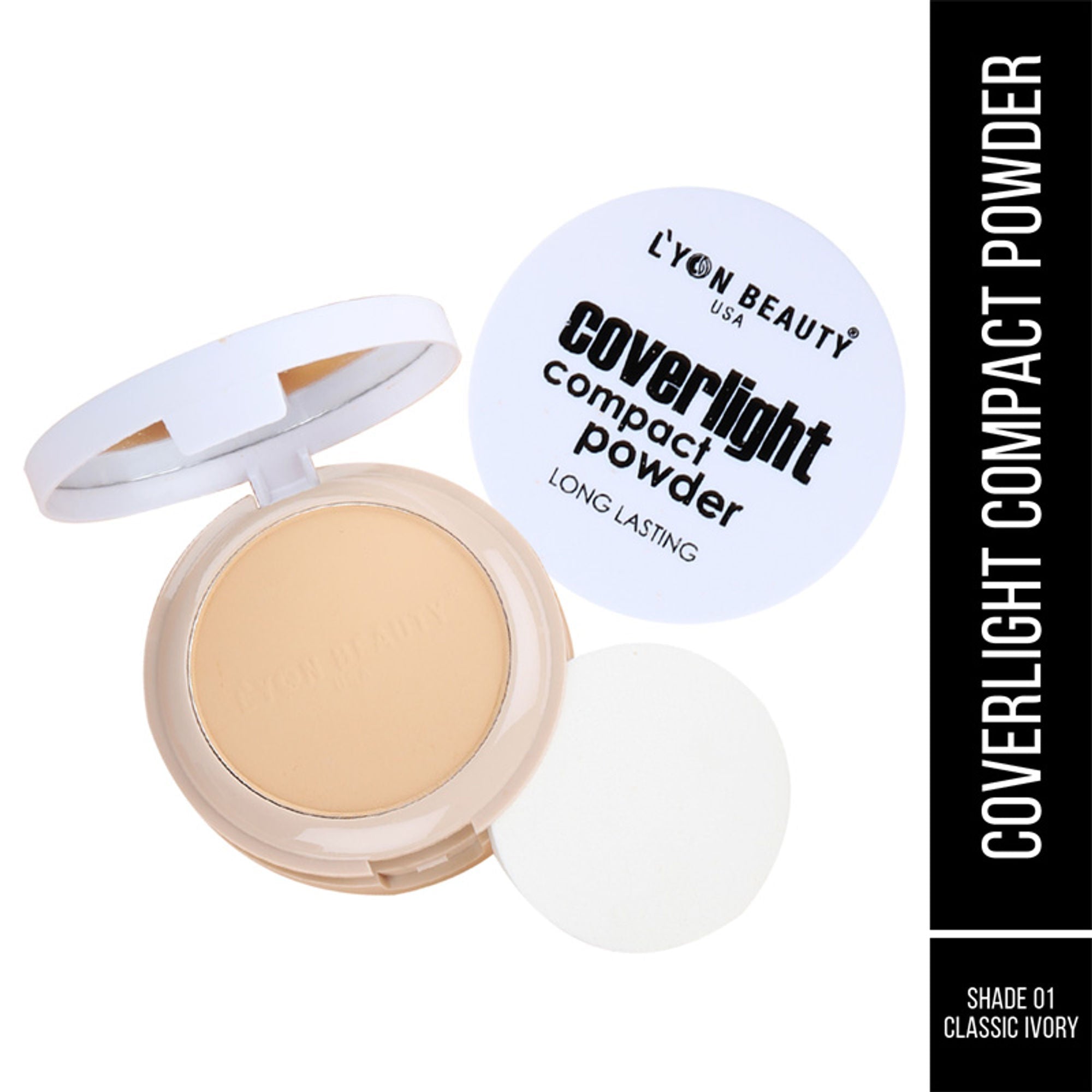 Lyon Beauty Coverlight Compact Powder - Classic Ivory 01