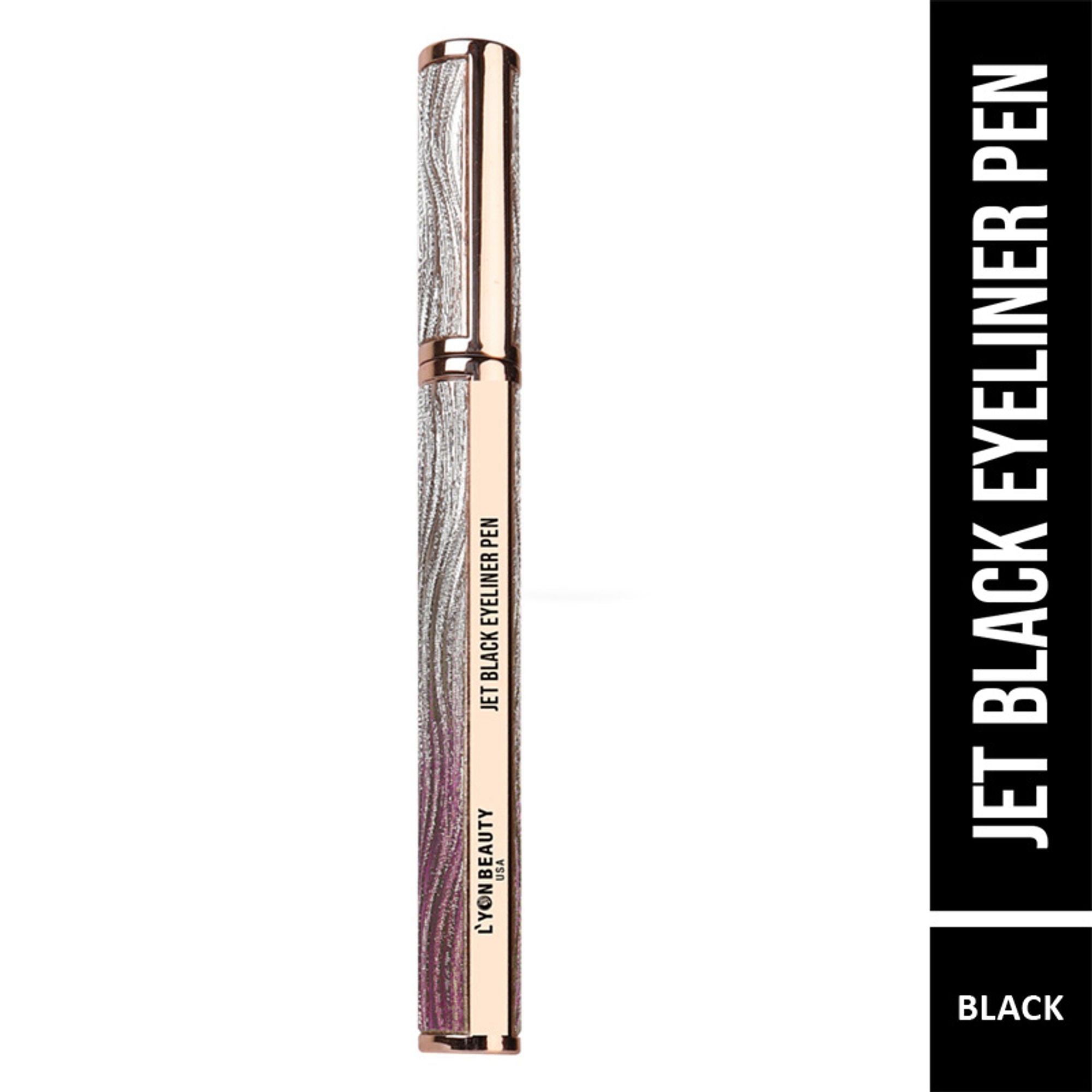 Lyon Beauty Jet Black Eyeliner Pen - D