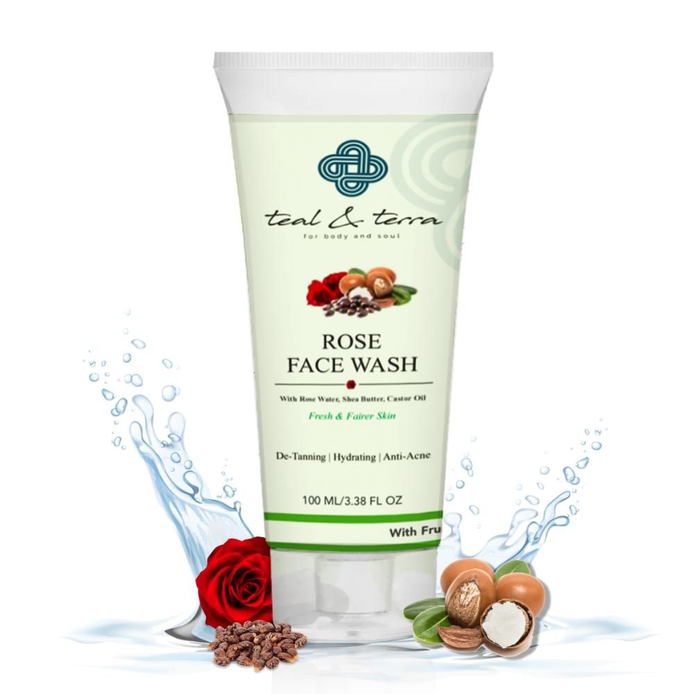 Teal and Terra Rose Face Wash