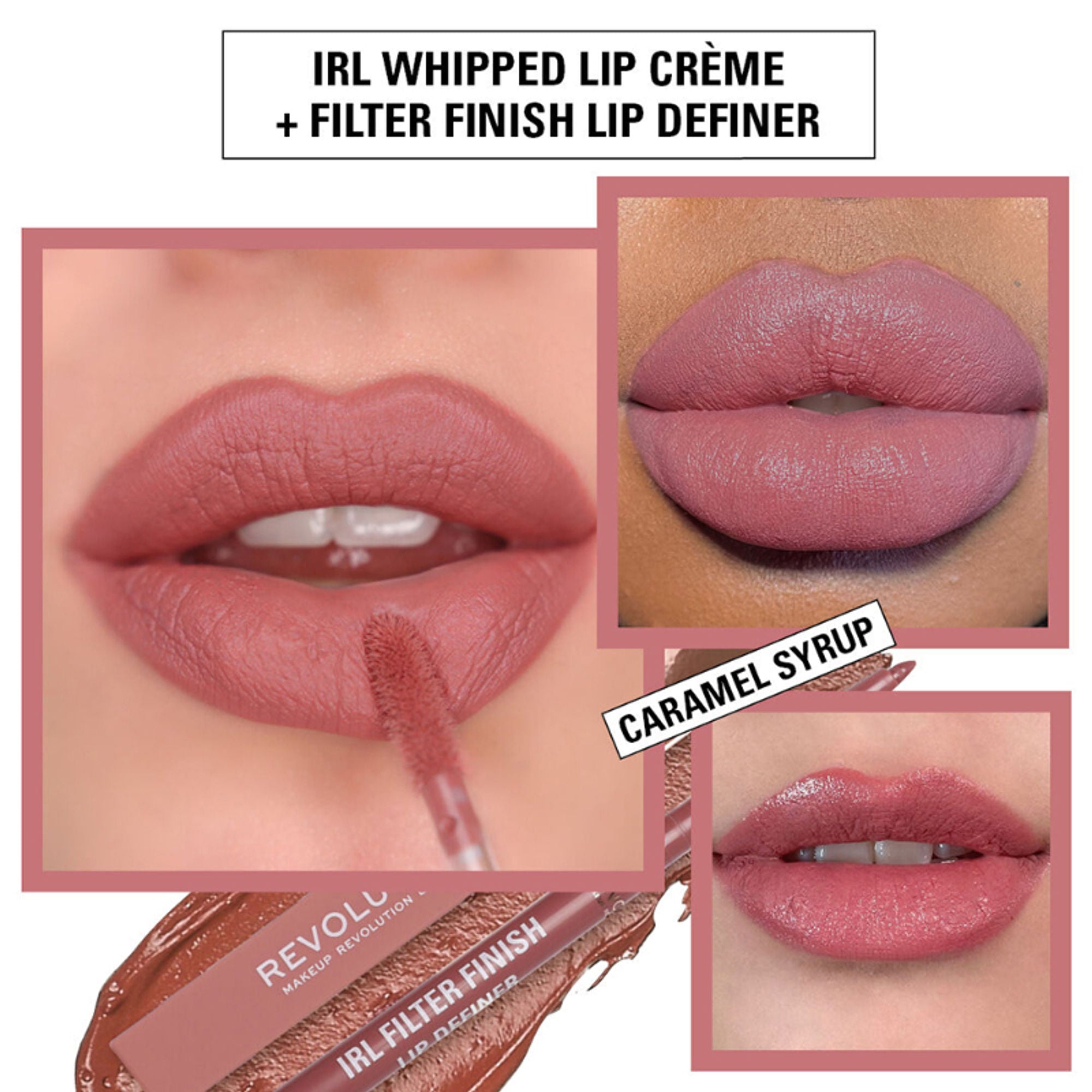 Makeup Revolution Irl Whipped Lip Creme - Caramel Syrup