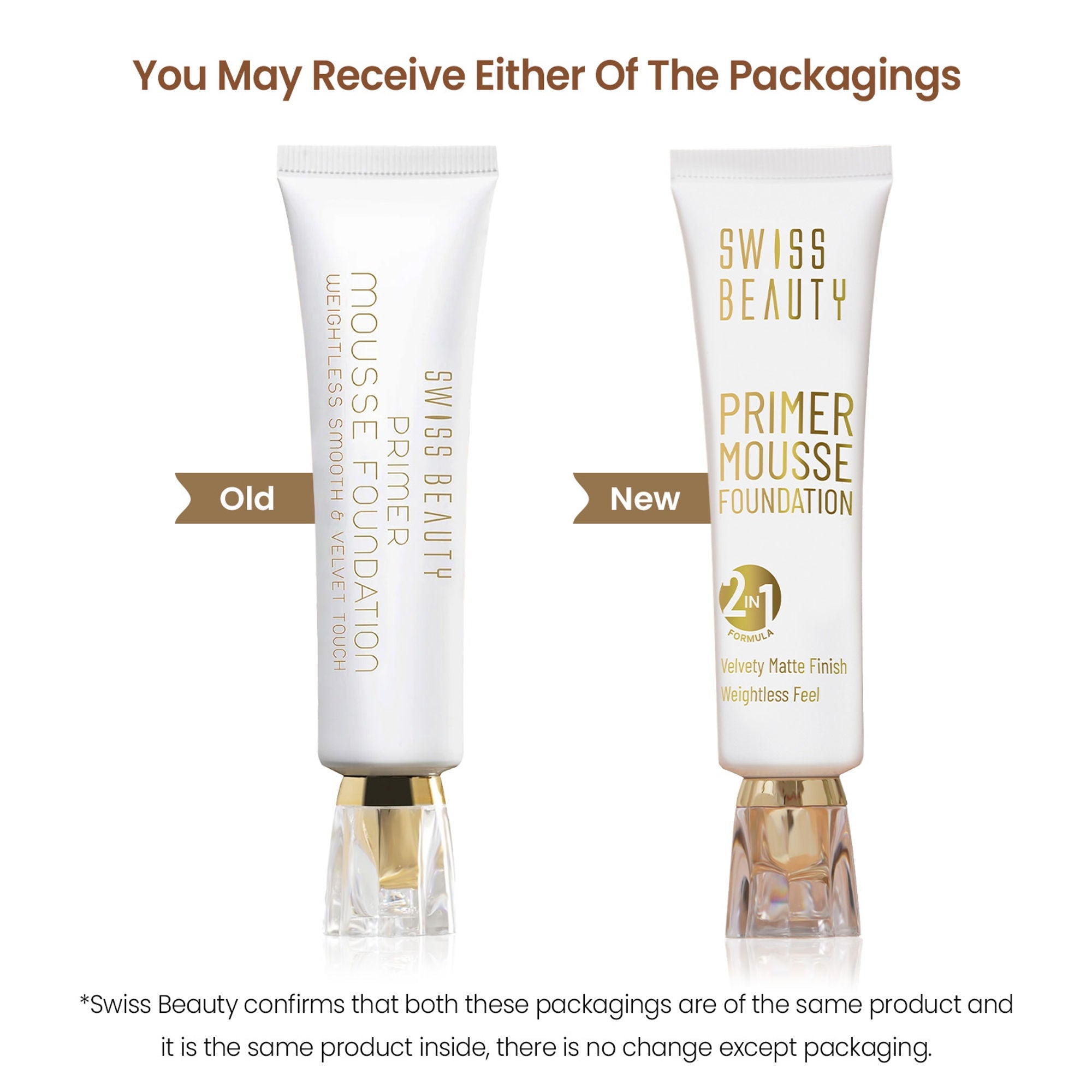Swiss Beauty Primer Mousse Foundation - 07 Warm Fawn