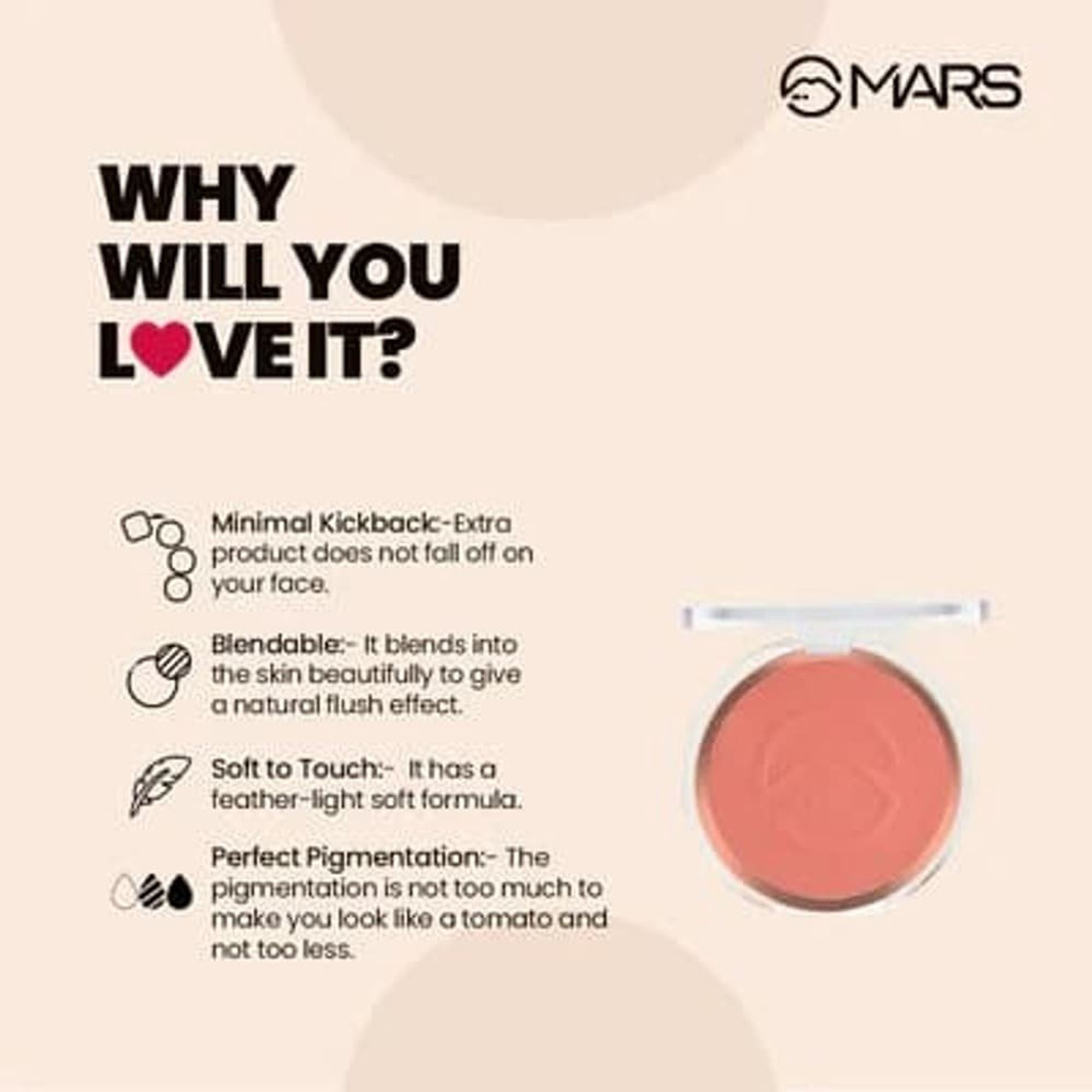 MARS Cosmetics Flush Of Love Face Blusher - 8