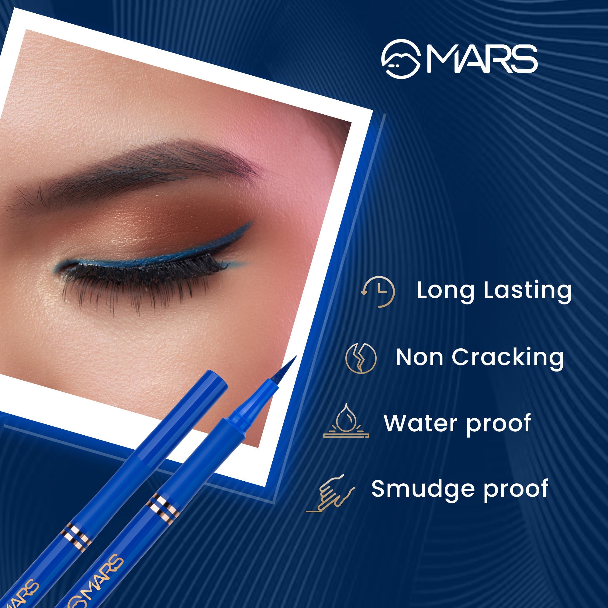 MARS Cosmetics Liquid Pen Eyeliner - Blue