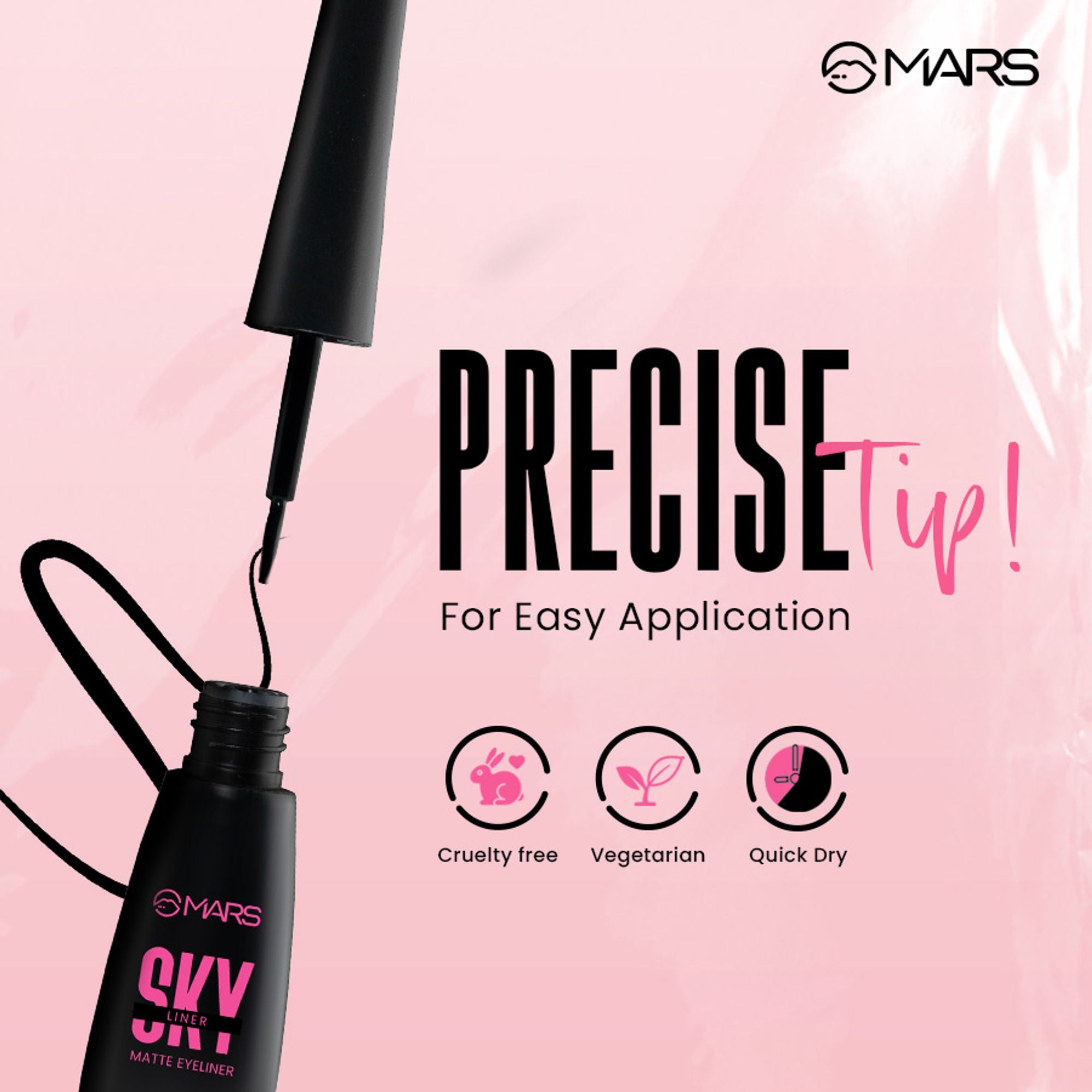 MARS Cosmetics Sky Liner Liquid Black Eyeliner