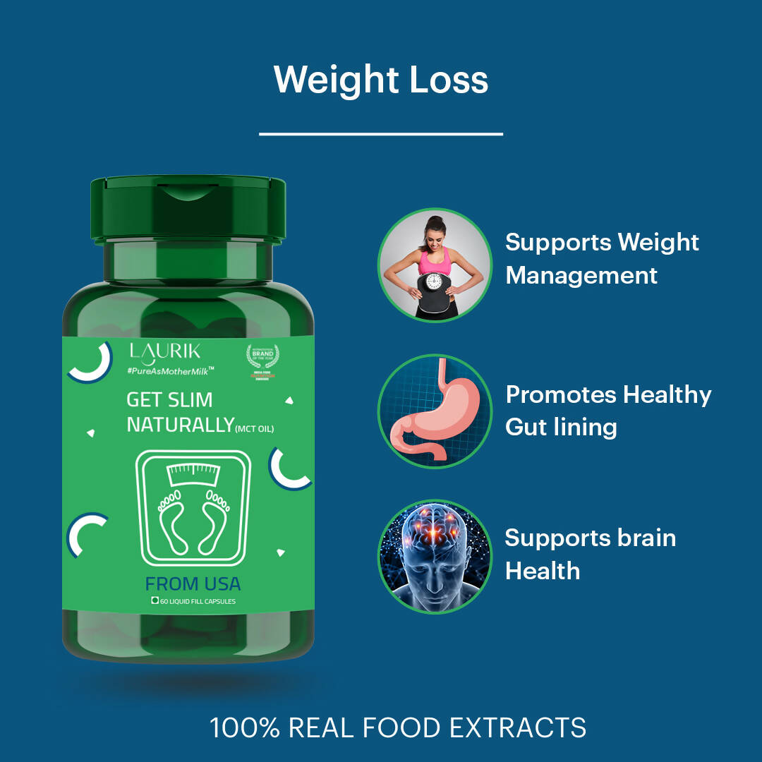 Laurik Mct Oil Capsules For Weightloss