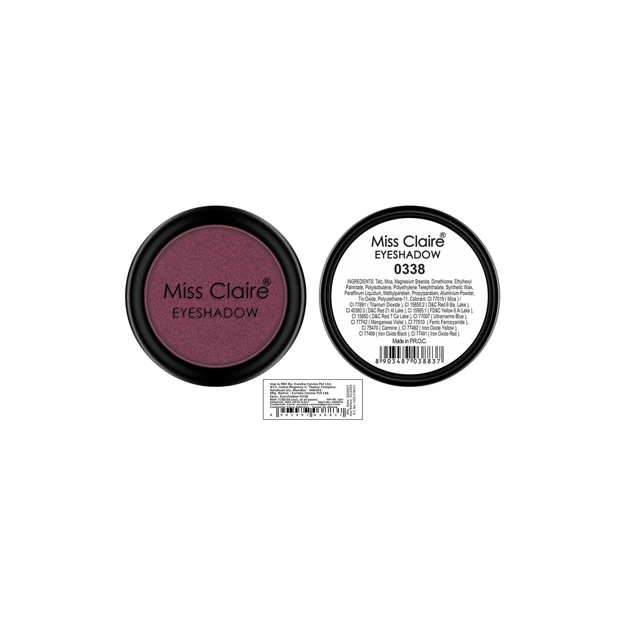 Miss Claire Single Eyeshadow - 338