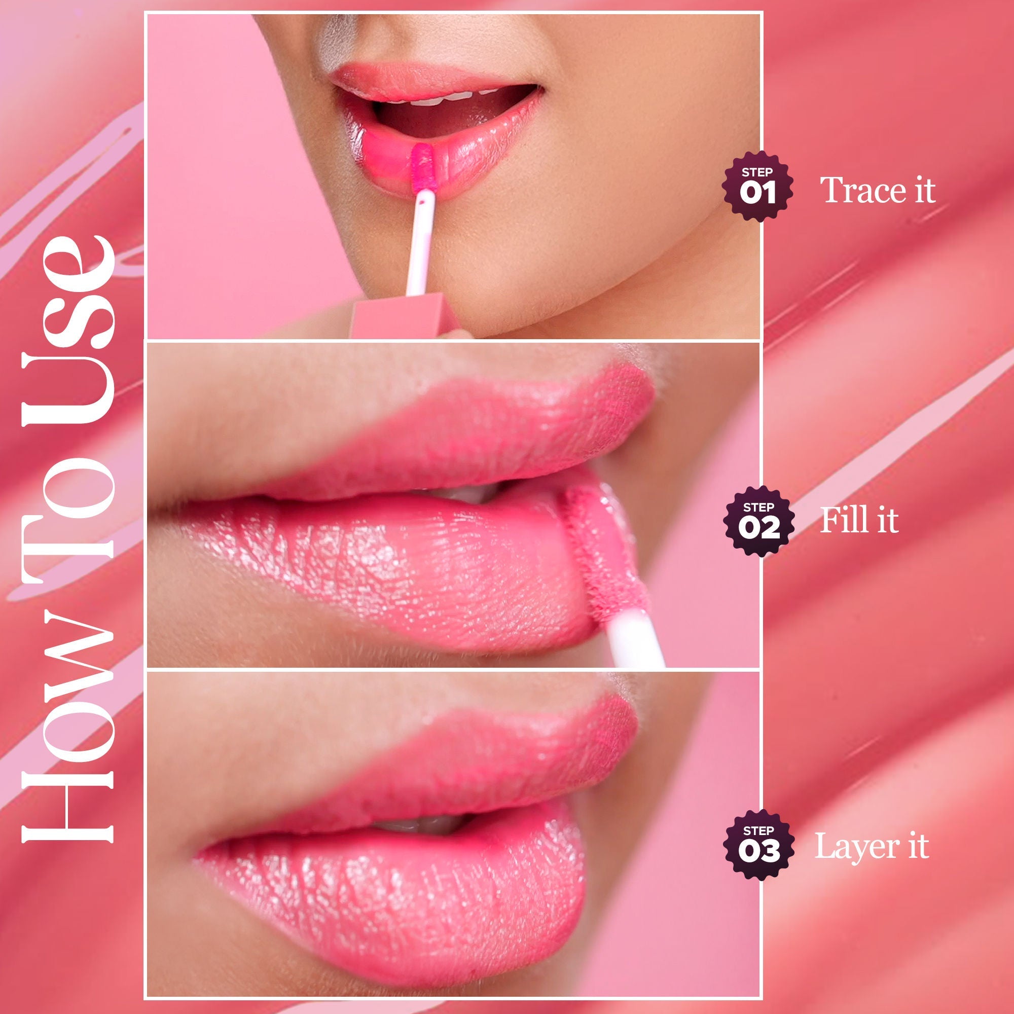 Hilary Rhoda Glass Glow Lip Gloss - Peach Me 02