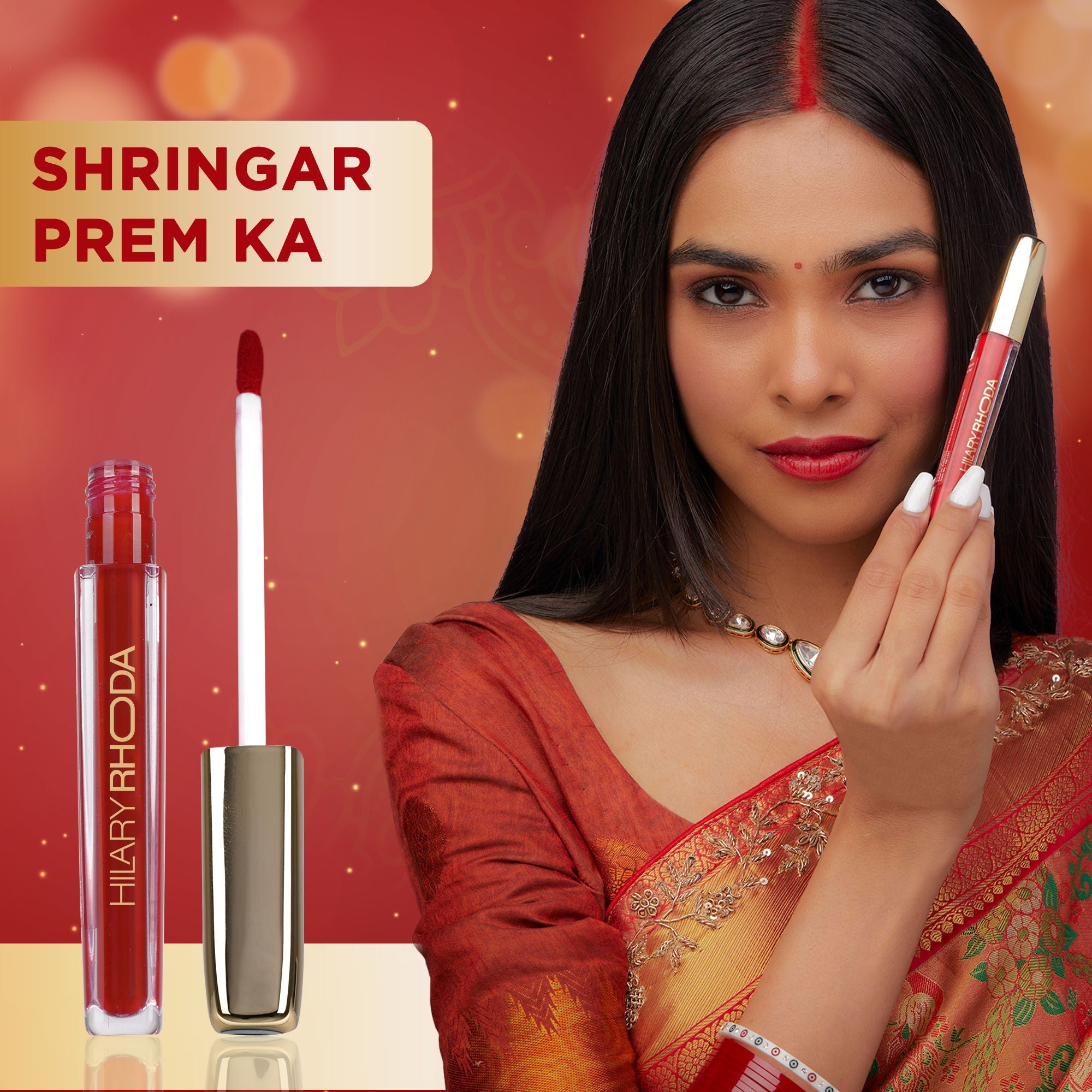 Hilary Rhoda Ever Mine Smudge-Proof Liquid Sindoor Pack Of 2 - My Maroon 02