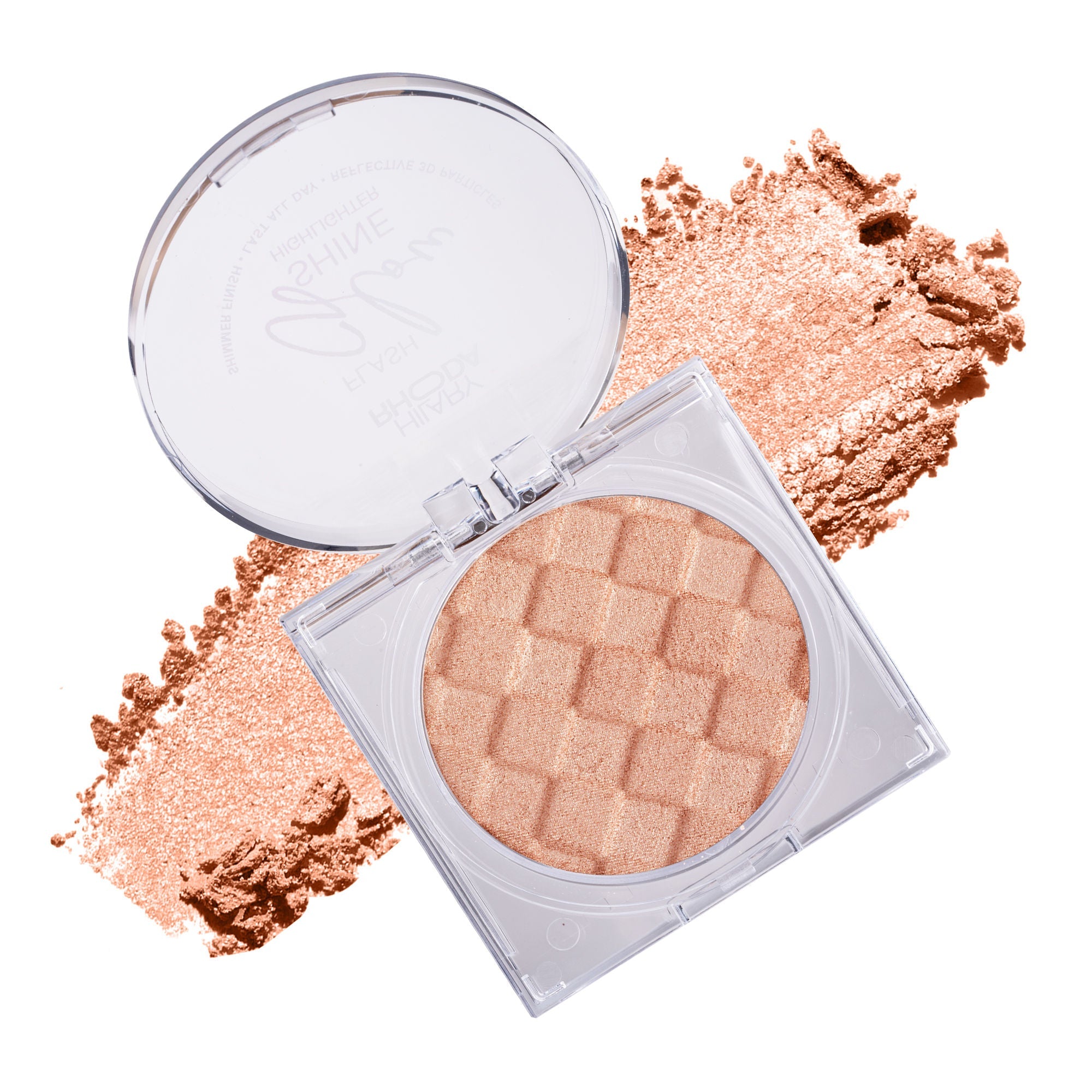 Hilary Rhoda Flash Glow Shine Reflective Highlighter - Rose Shine 02