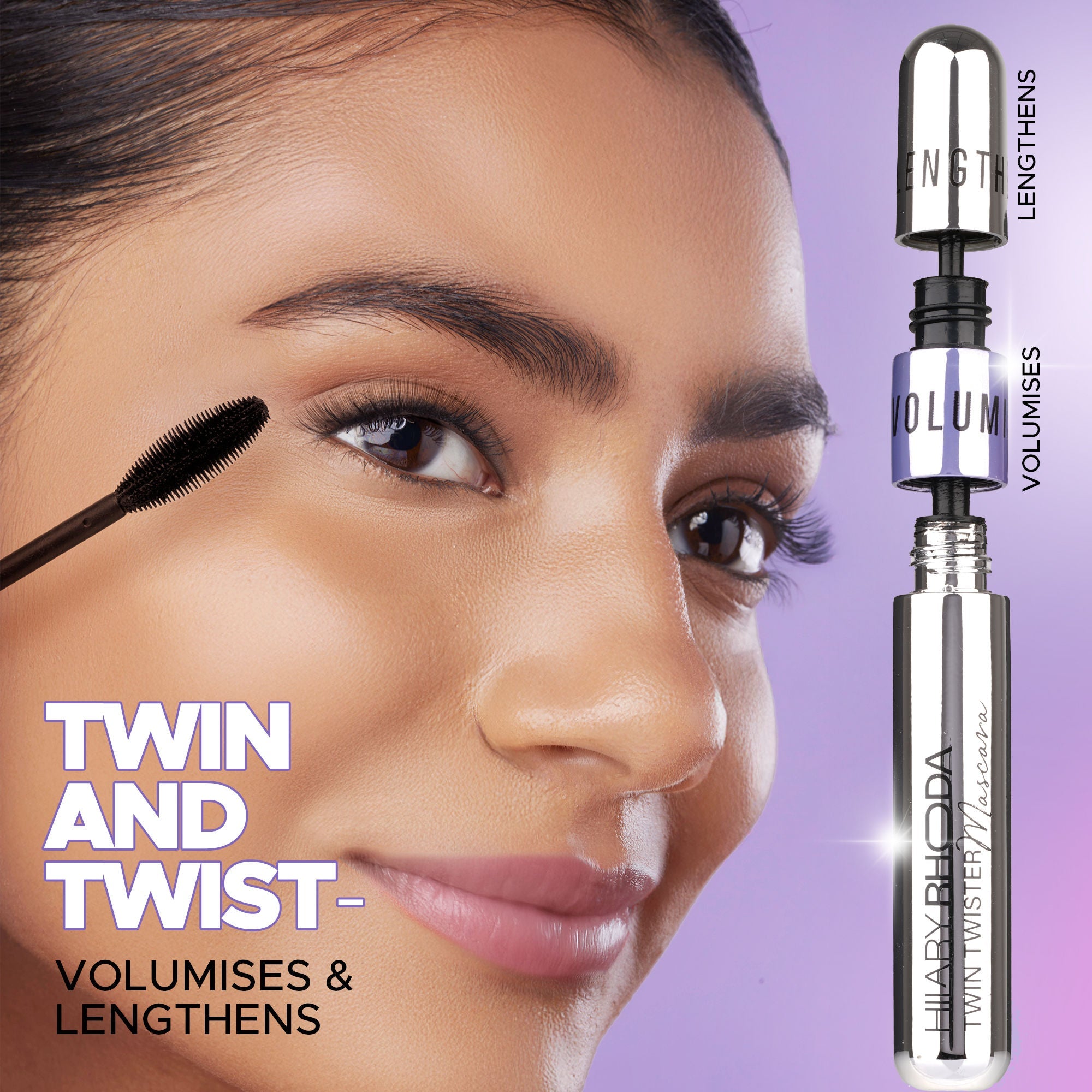 Hilary Rhoda Twin Twister Waterproof Mascara